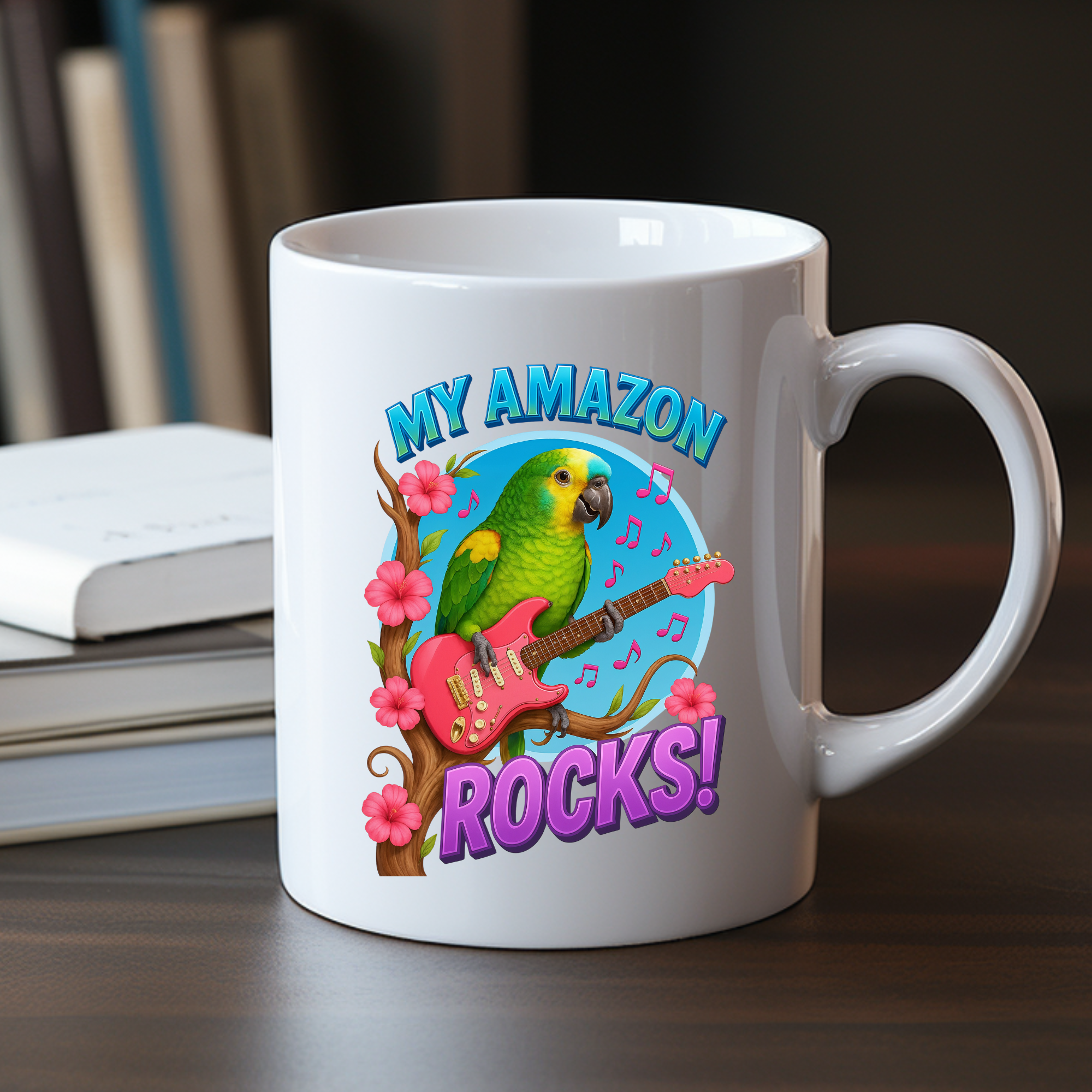 My Amazon Rocks Guitar Mug