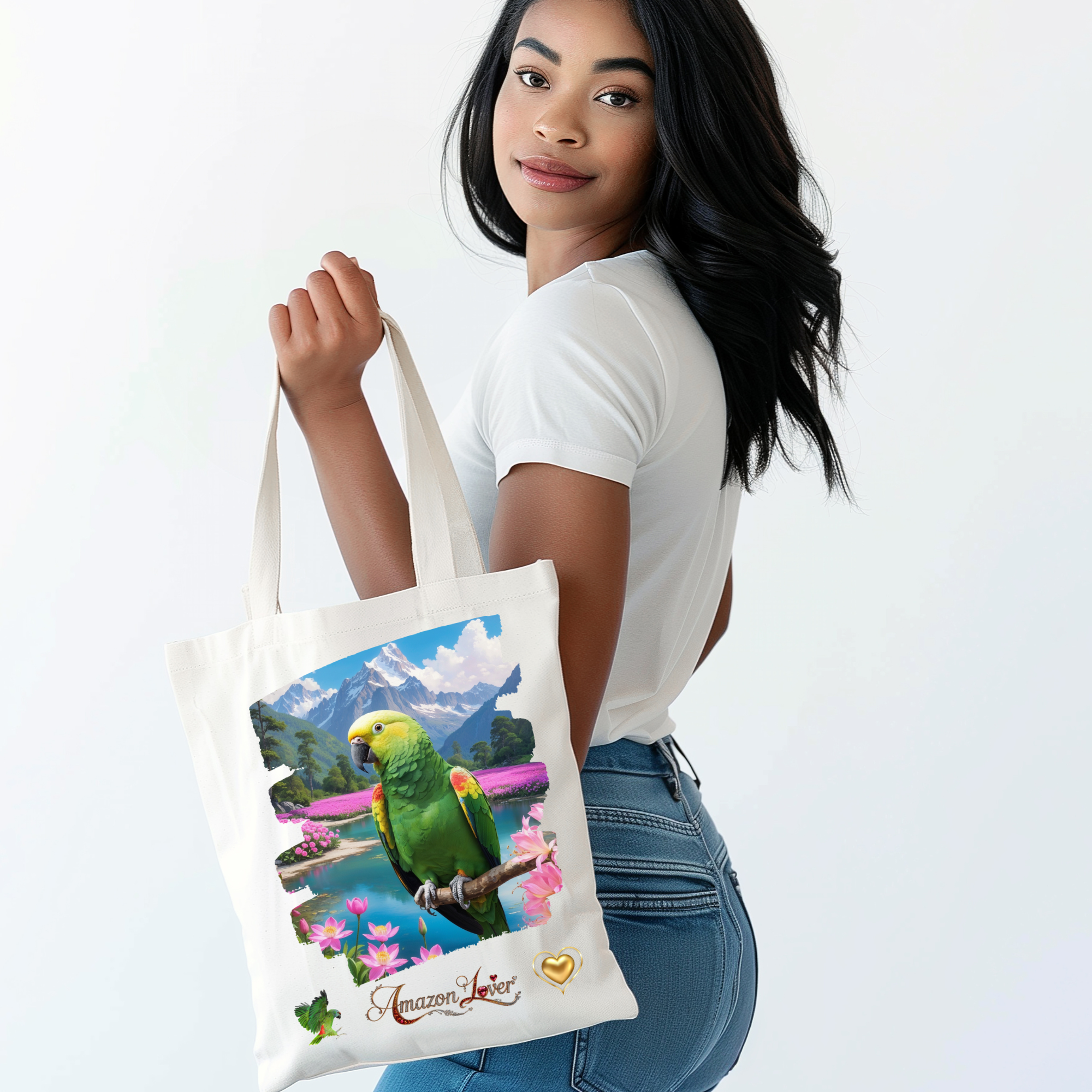 Amazon Lover Floral Tote Bag
