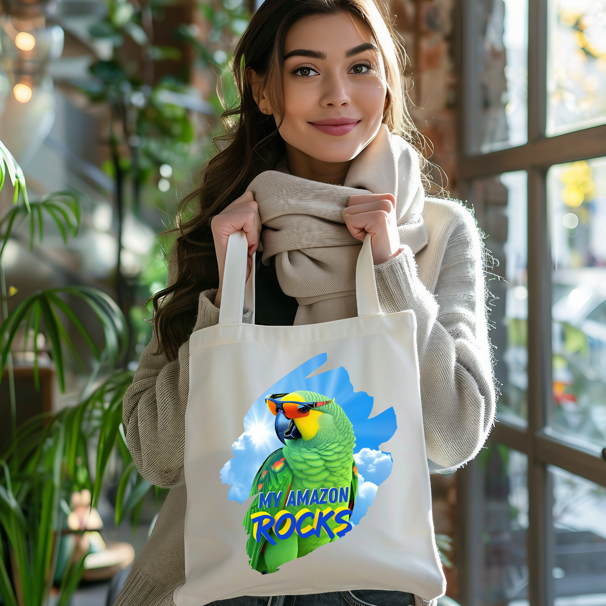 My Amazon Rocks Music Tote Bag