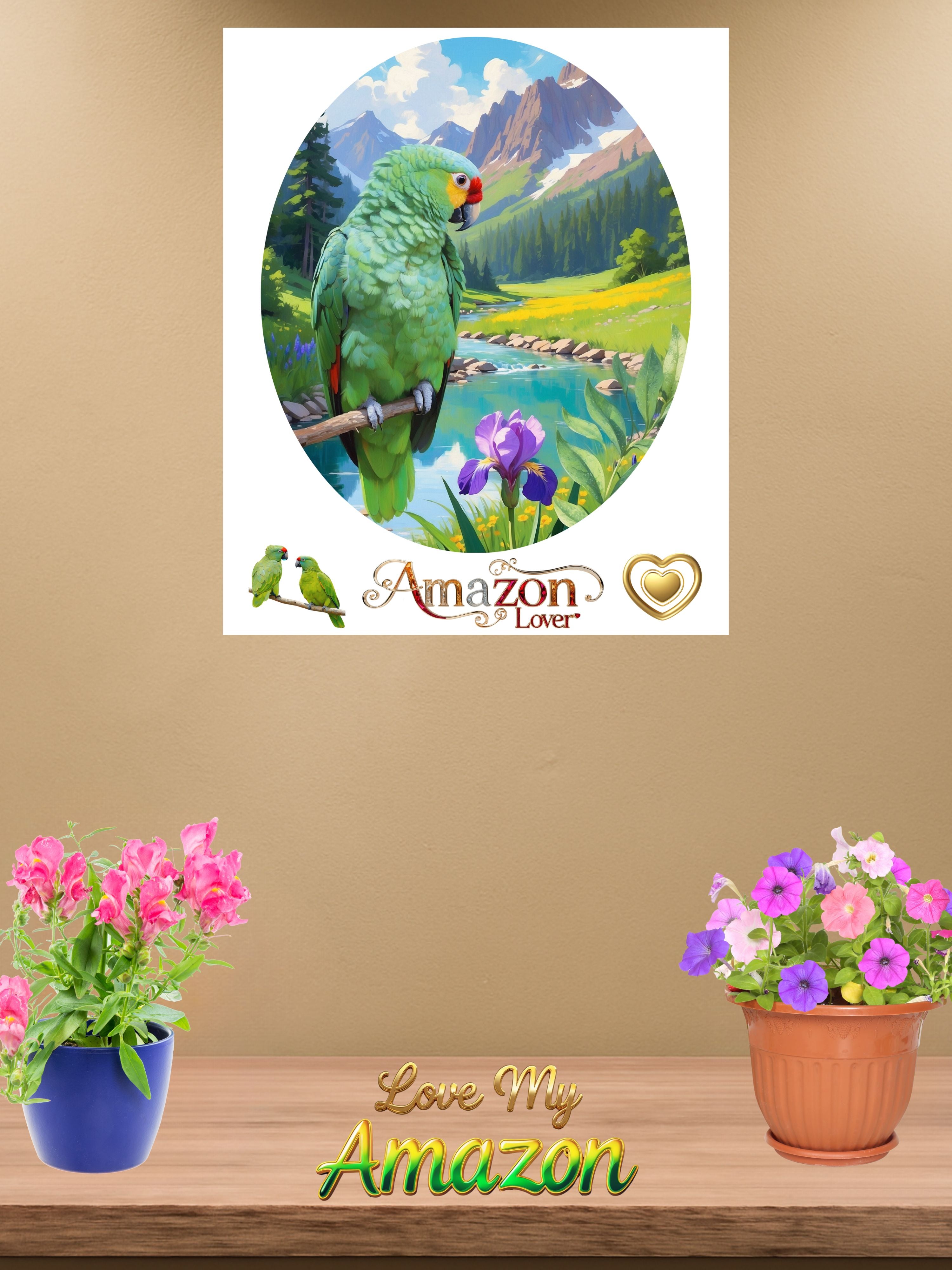 Amazon Lover Mountain Wall-Hanging