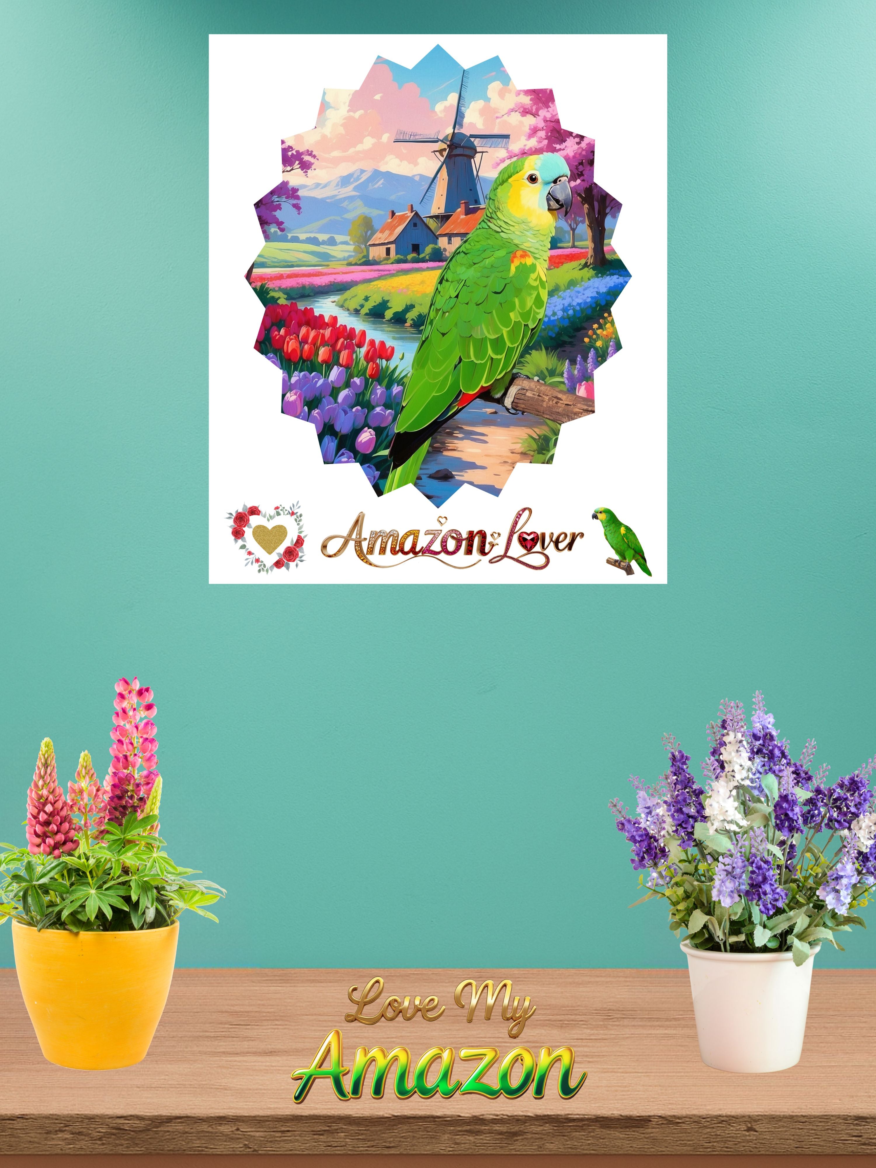 Floral Amazon Lover Wall-Hanging