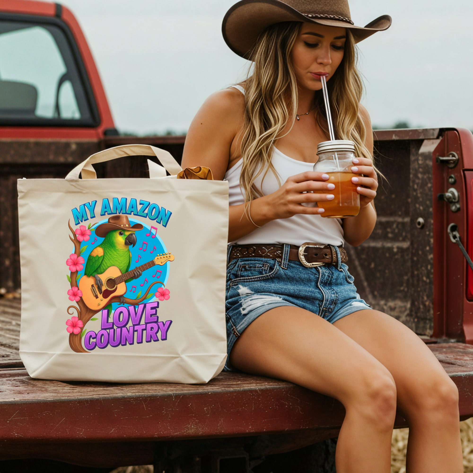 My Amazon Loves Country Tote Bag