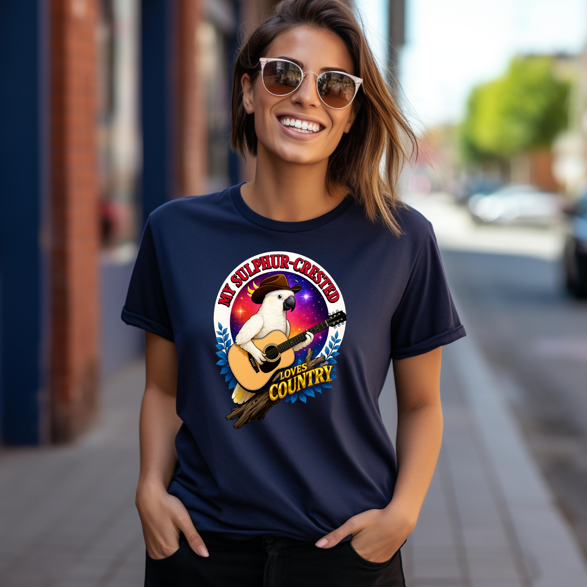 Sulphur-Crested Loves Country T-Shirt