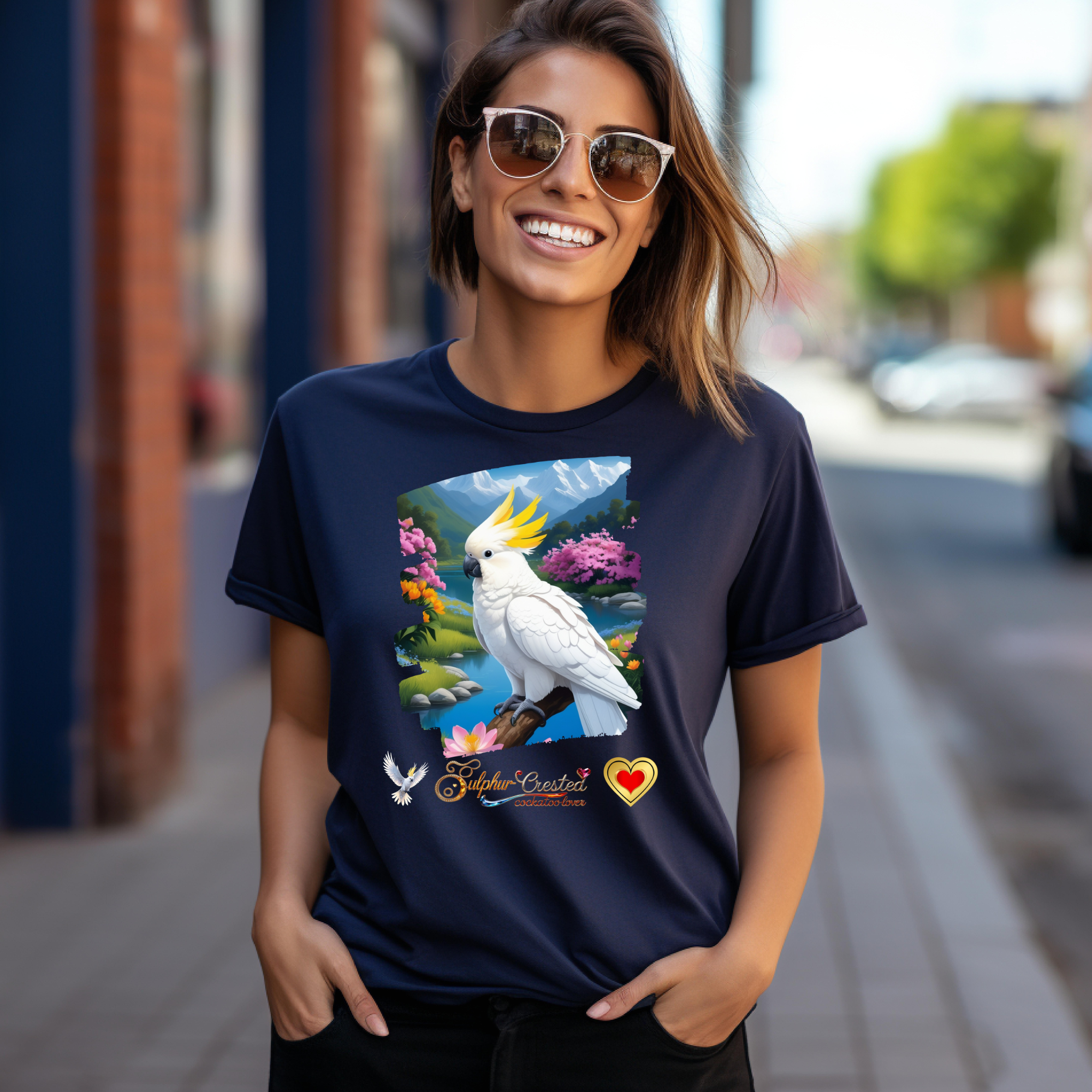Nature Sulphur-Crested Cockatoo Lover T-Shirt