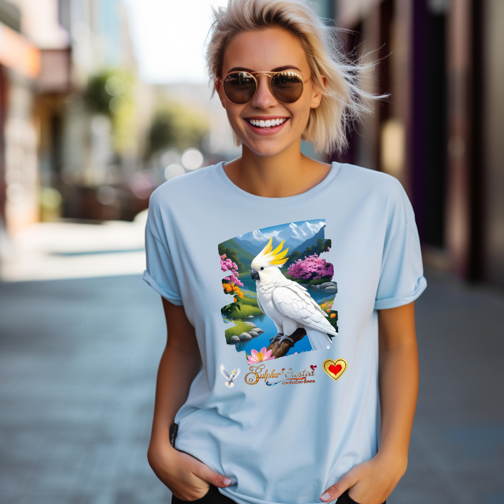 Nature Sulphur-Crested Cockatoo Lover T-Shirt