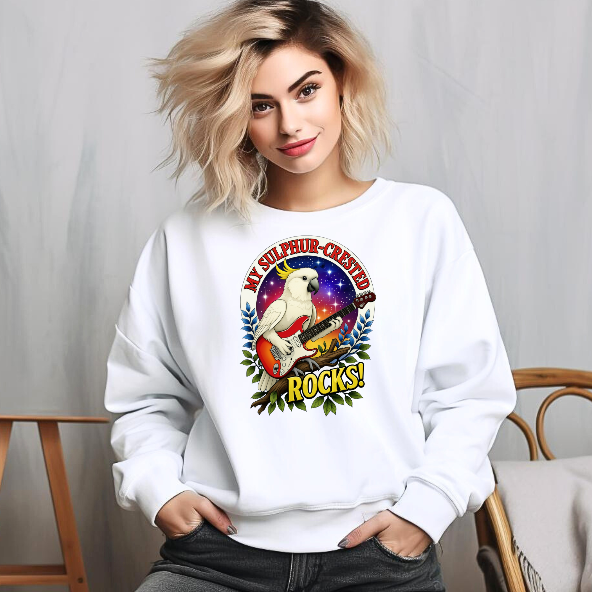 White Sulphur-Crested Rocks Sweatshirt