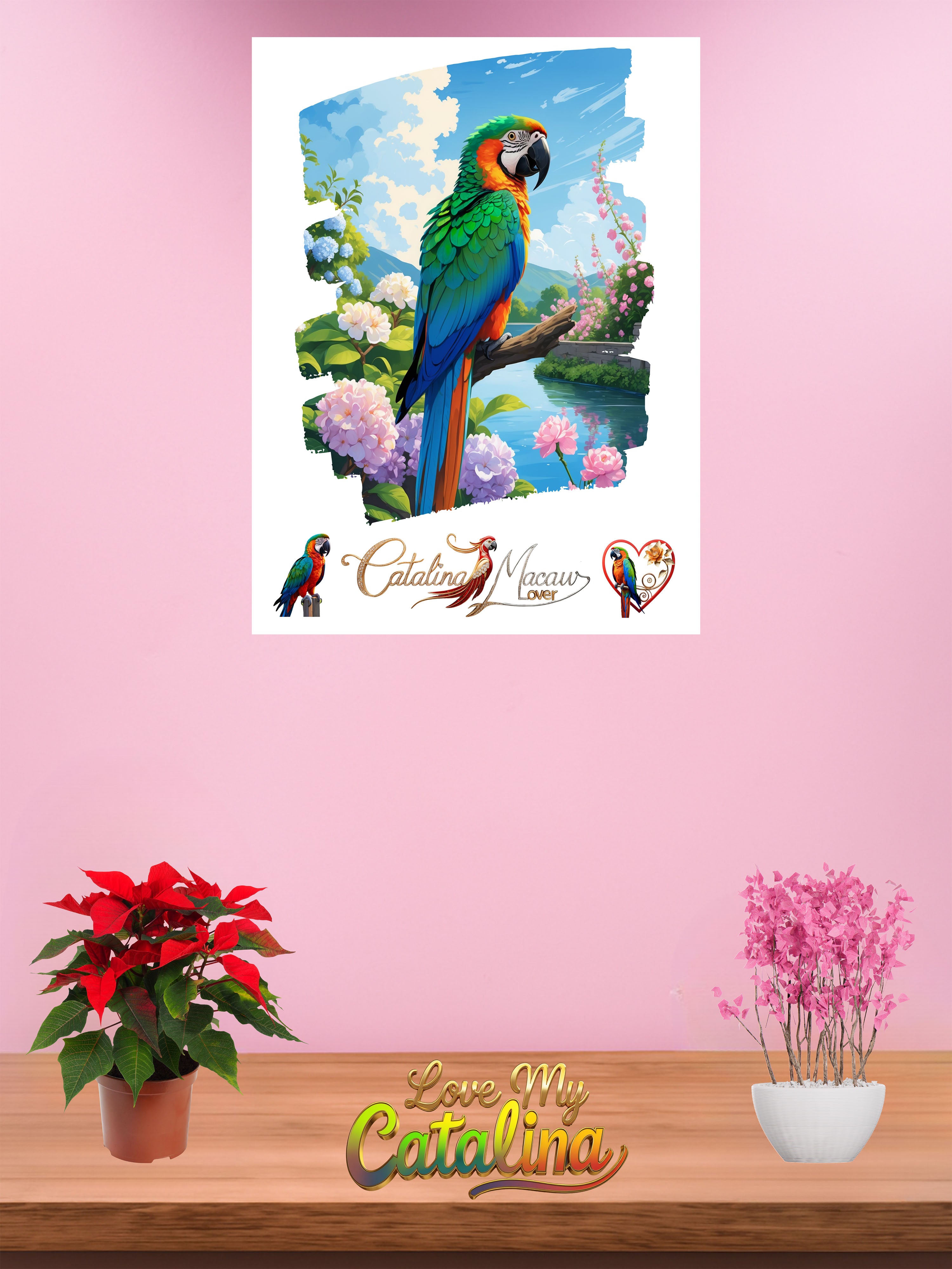 Catalina Macaw Lover Wall-Hanging
