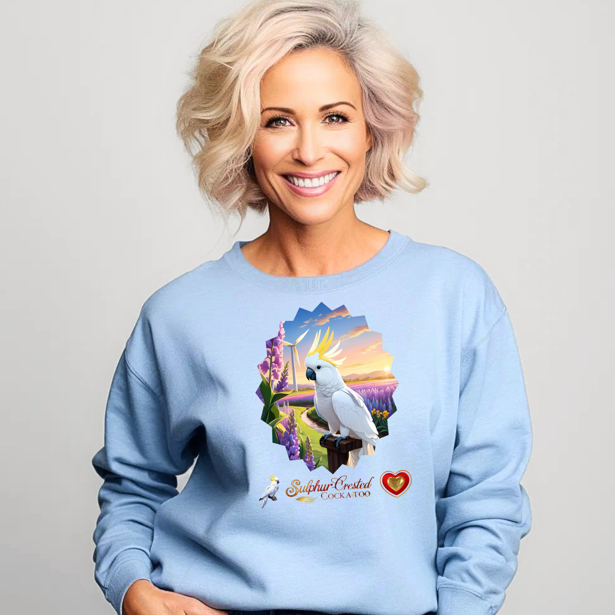 Sulphur-Crested Cockatoo Nature Sweatshirt