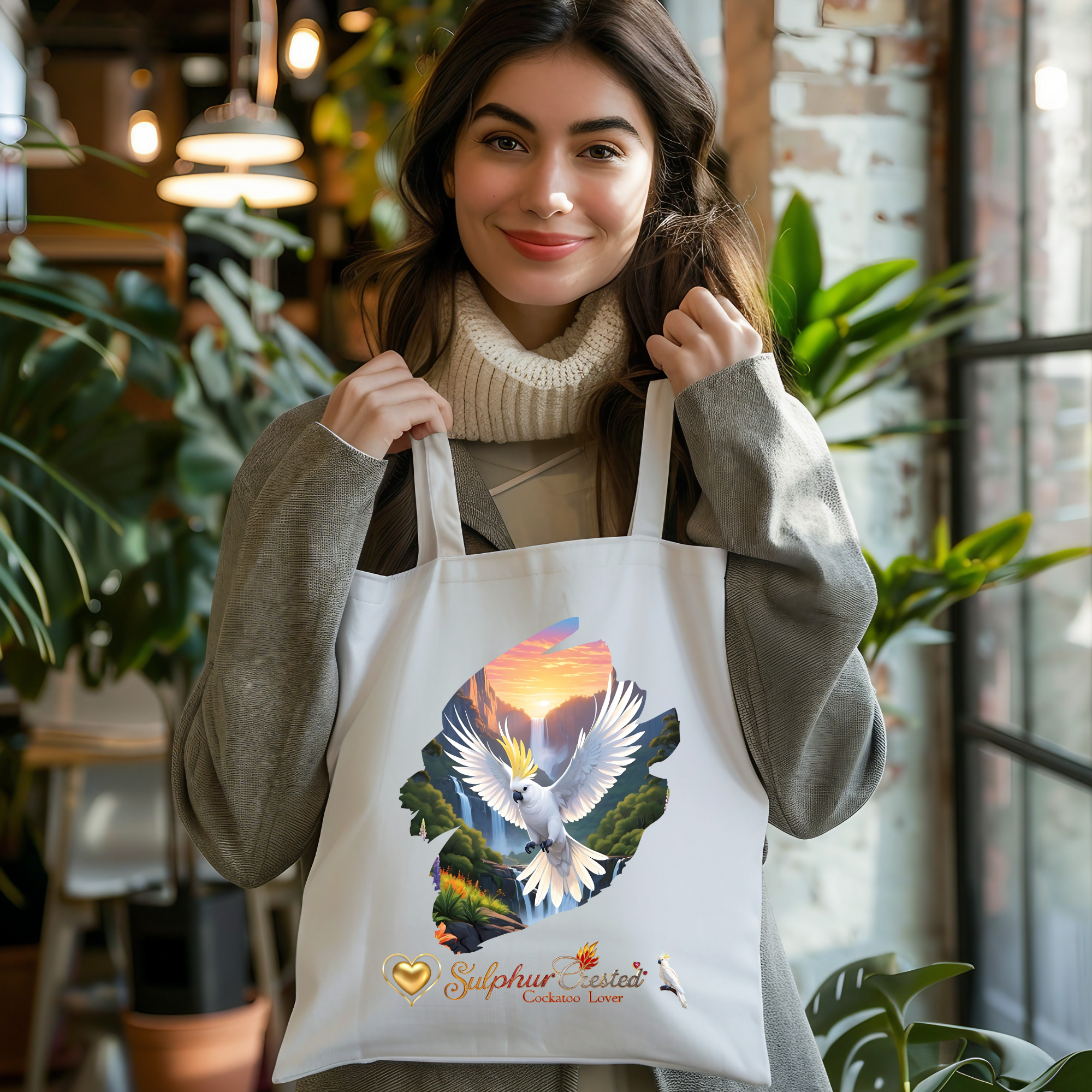 Sulphur-Crested Cockatoo Lover Tote Bag