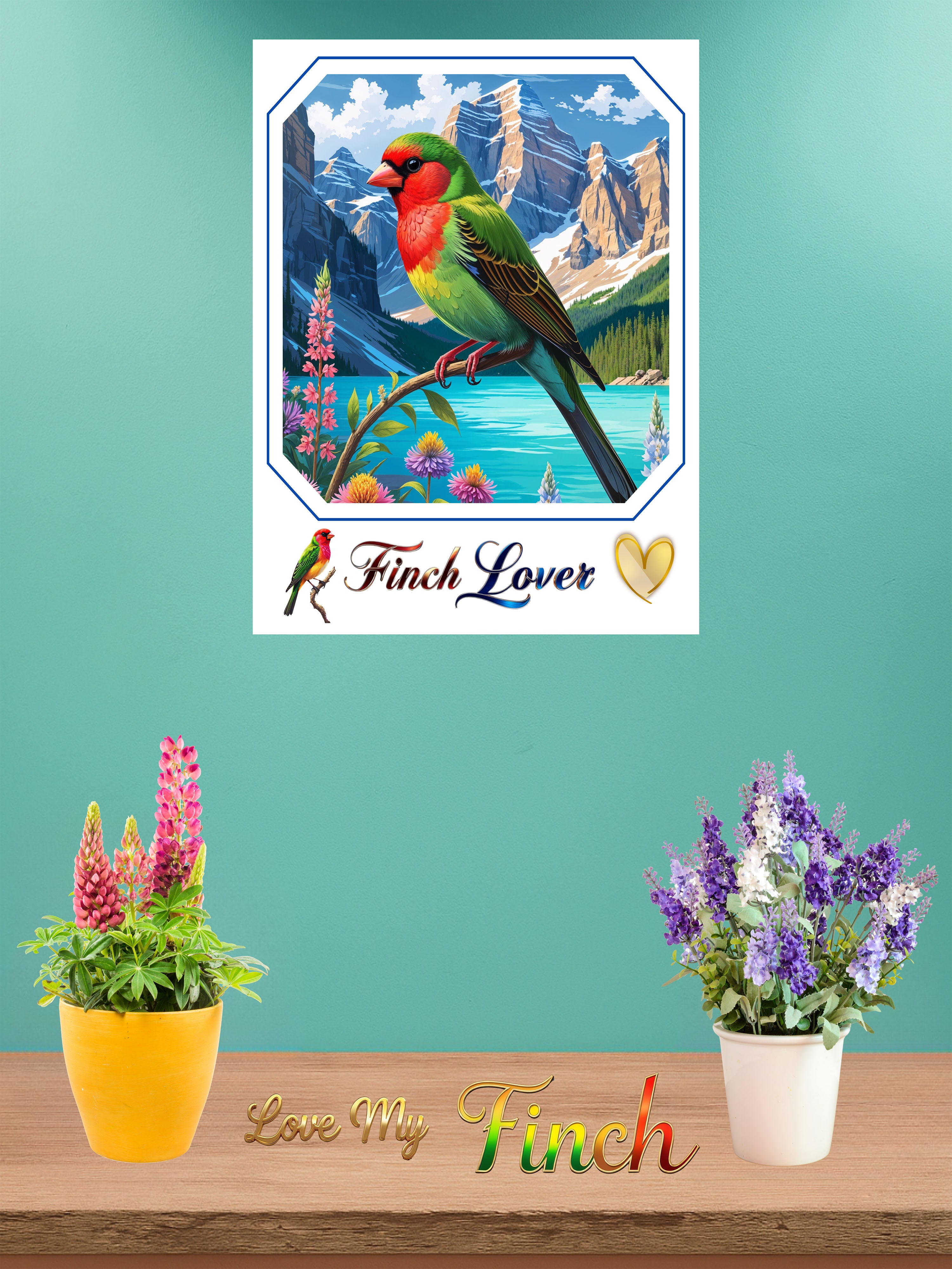 Finch Lover Valley Wall-Hanging