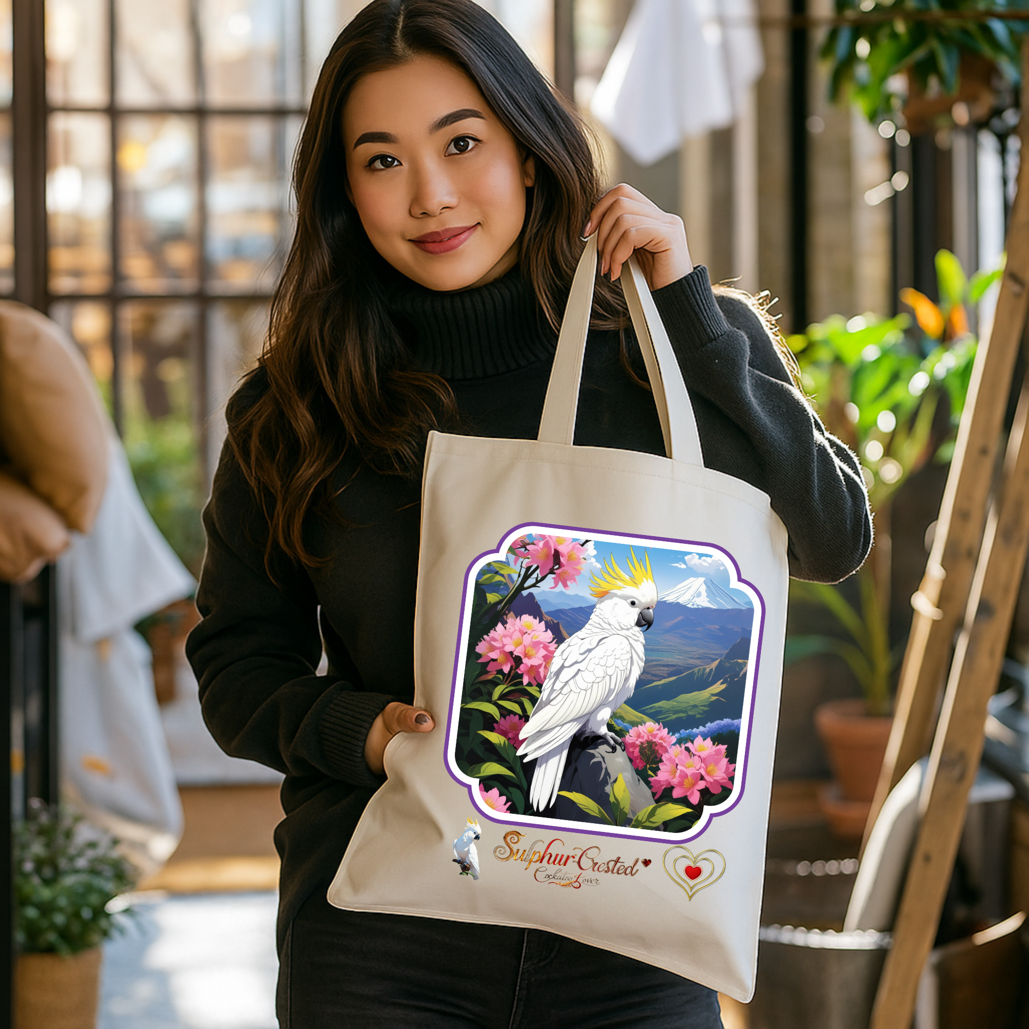 Sulphur-Crested Cockatoo Lover Tote Bag