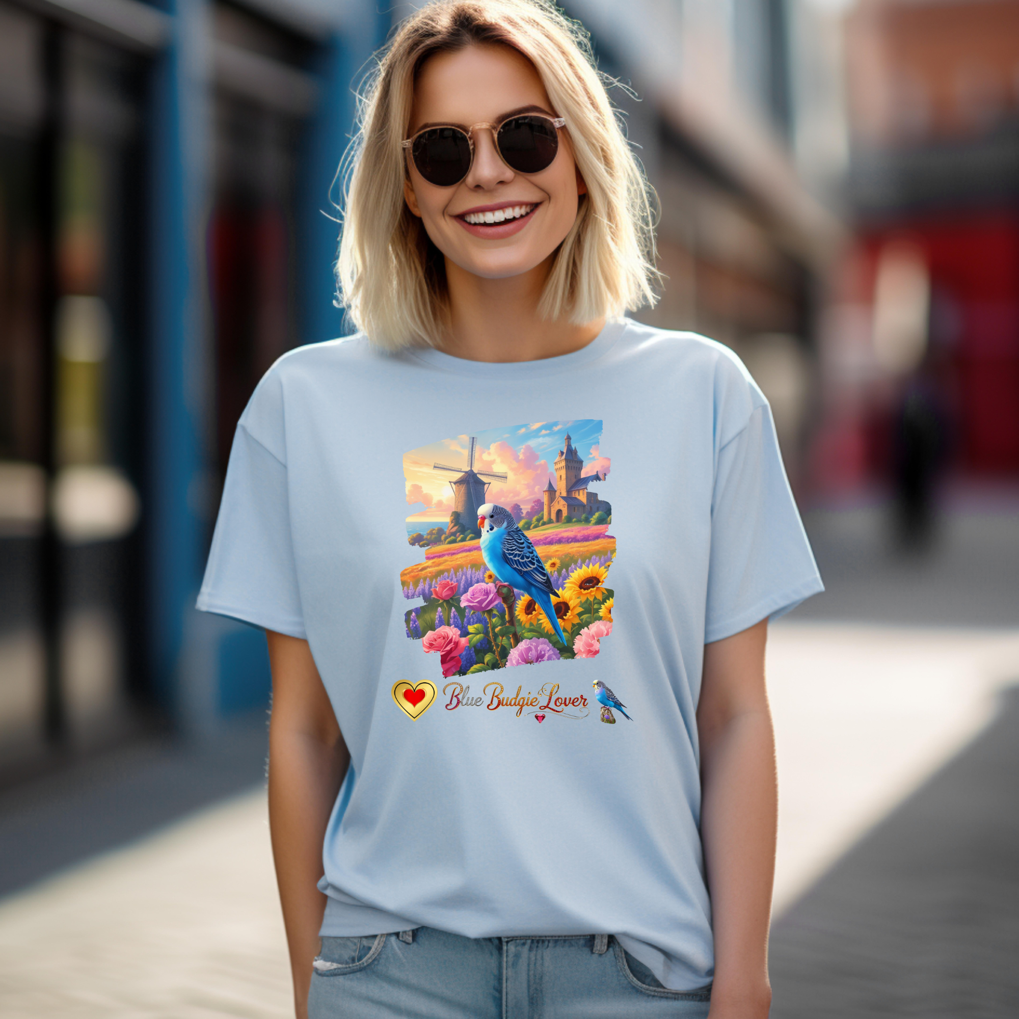 Blue Budgie T-Shirt