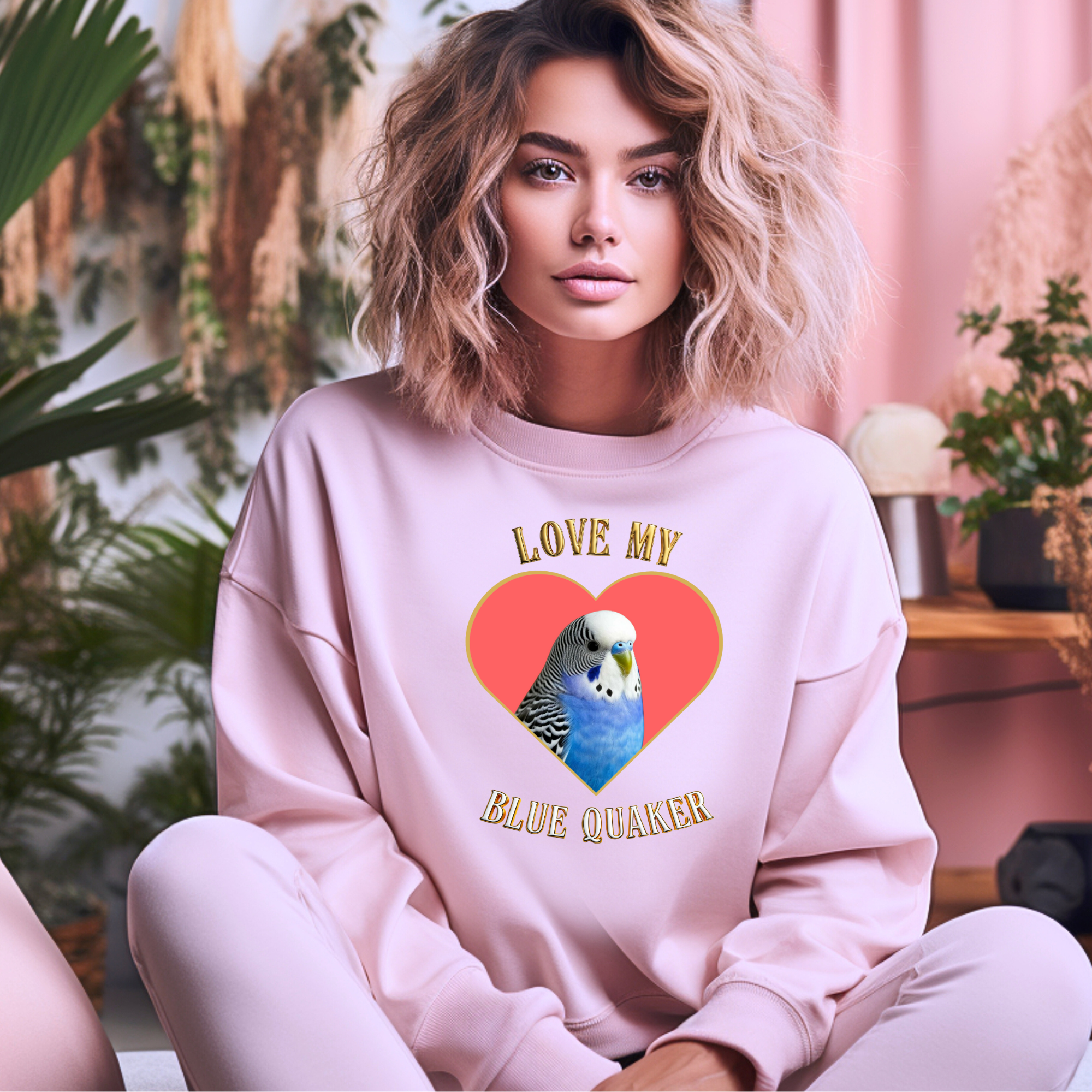 Blue Budgie Sweatshirt