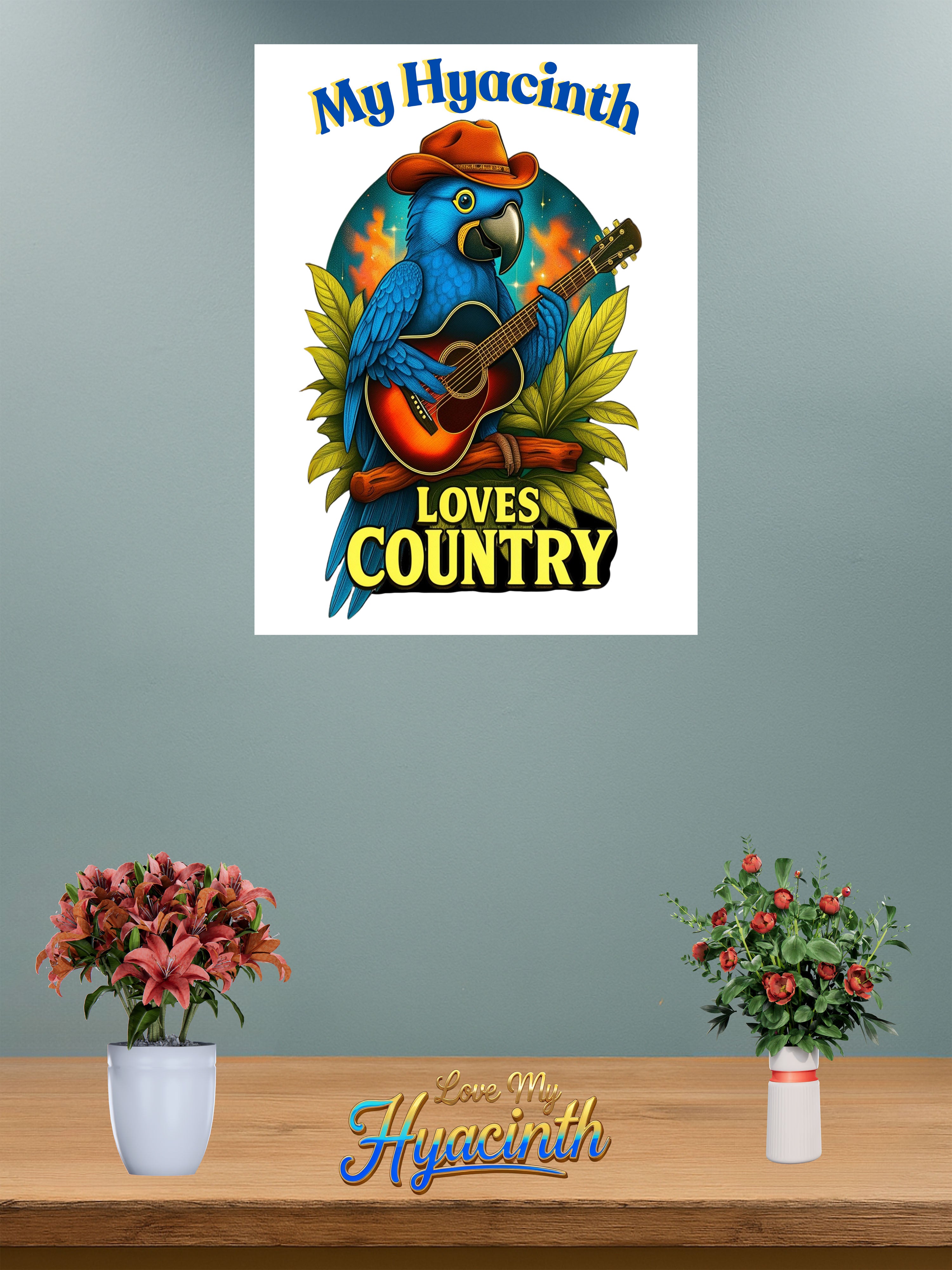 Hyacinth wall hanging