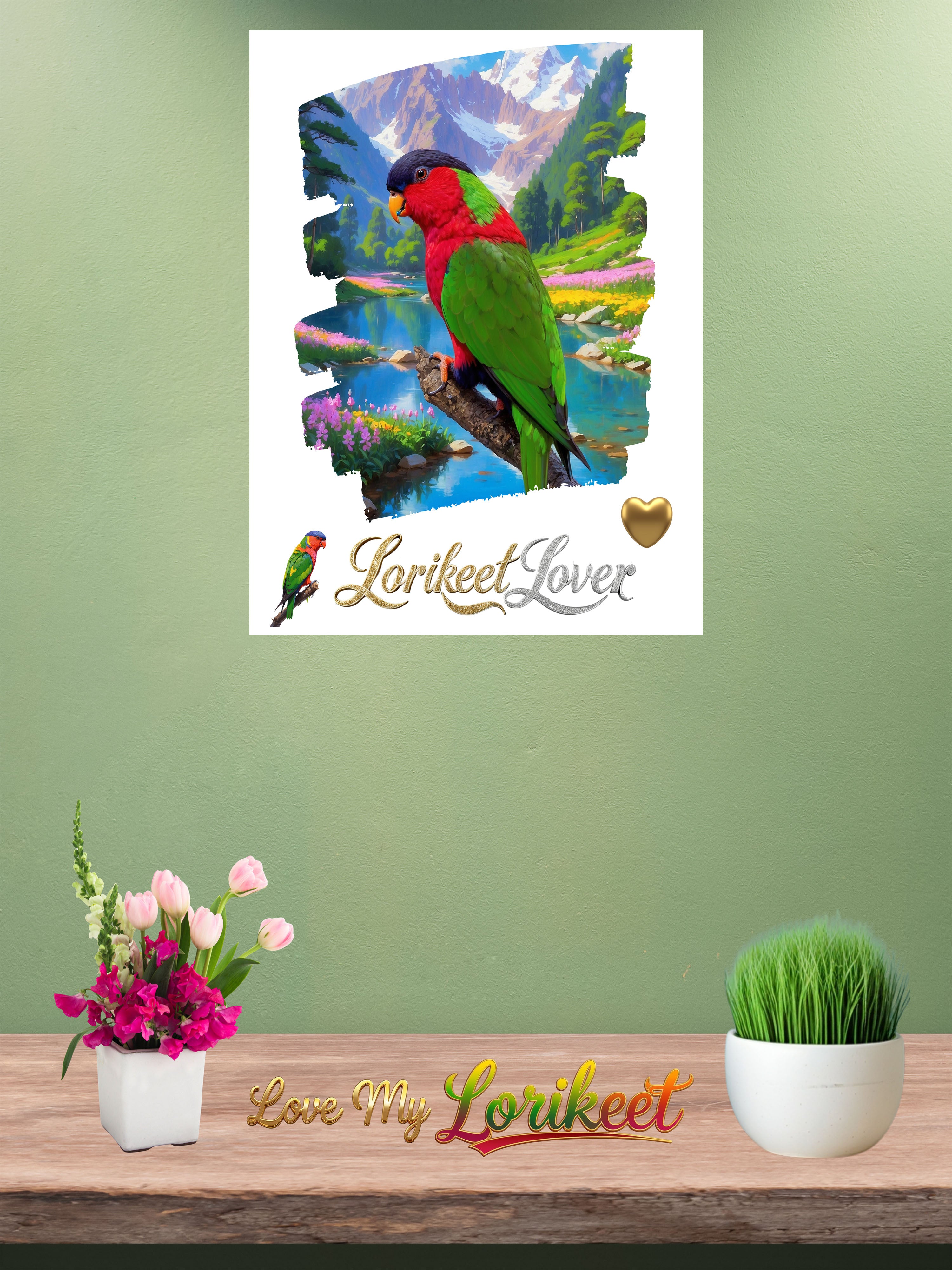 Lorikeet Lover Nature Wall-Hanging