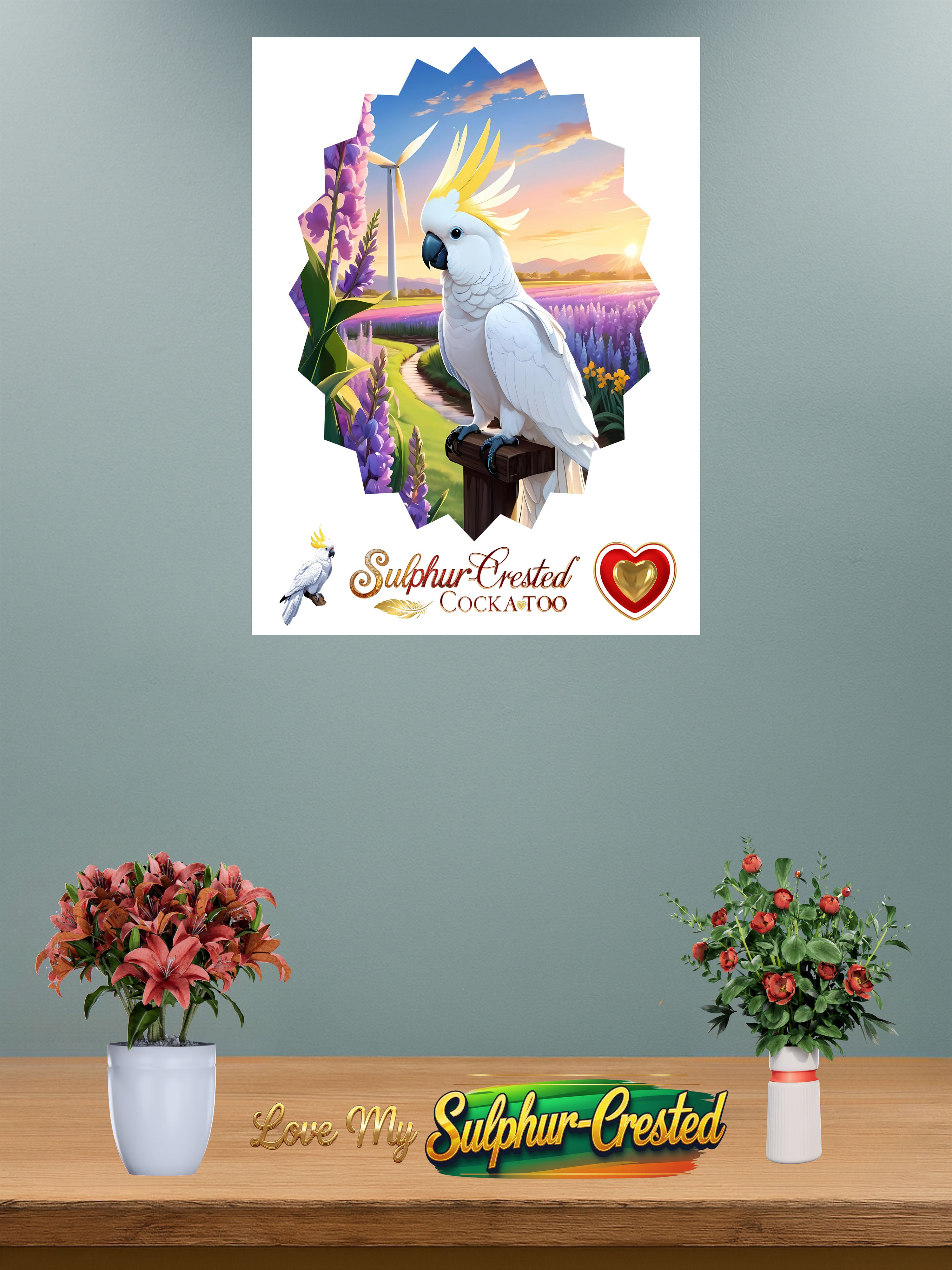 Sulphur Crested Cockatoo Lover Wall-Hanging