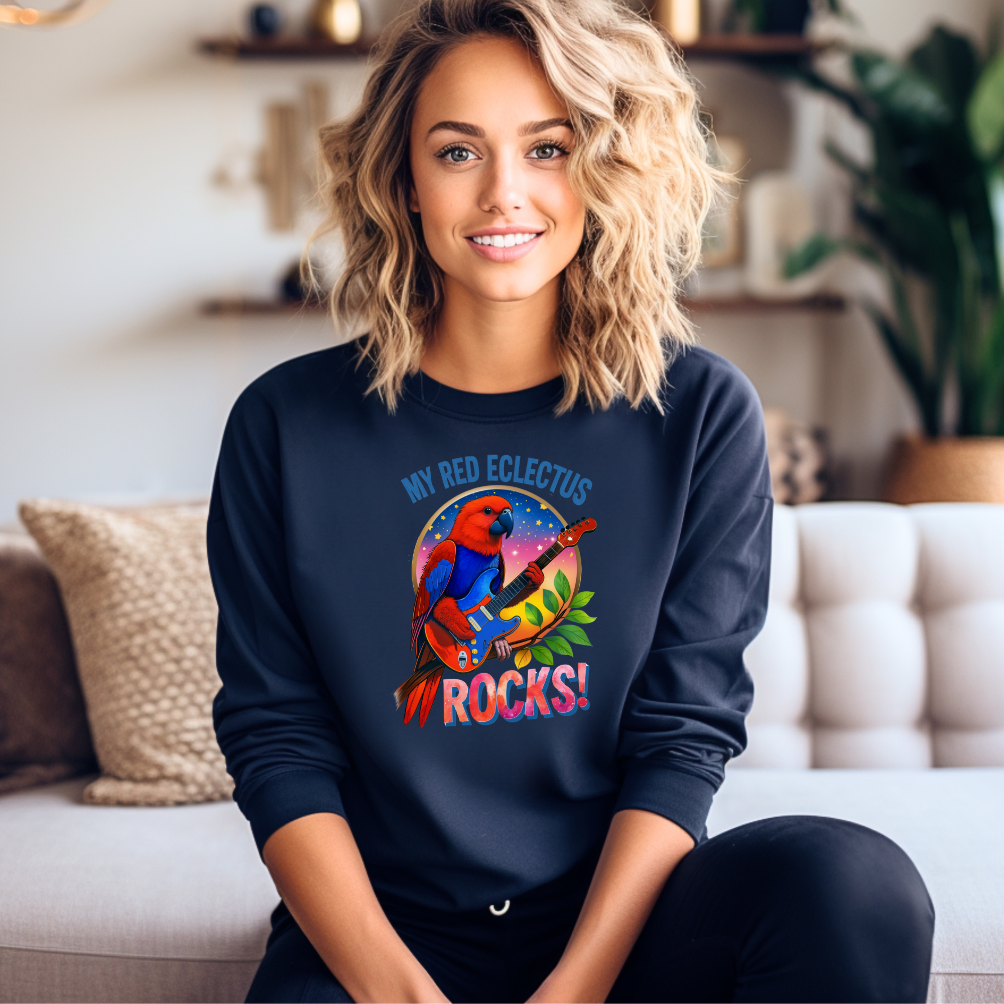 Red Eclectus Sweatshirt
