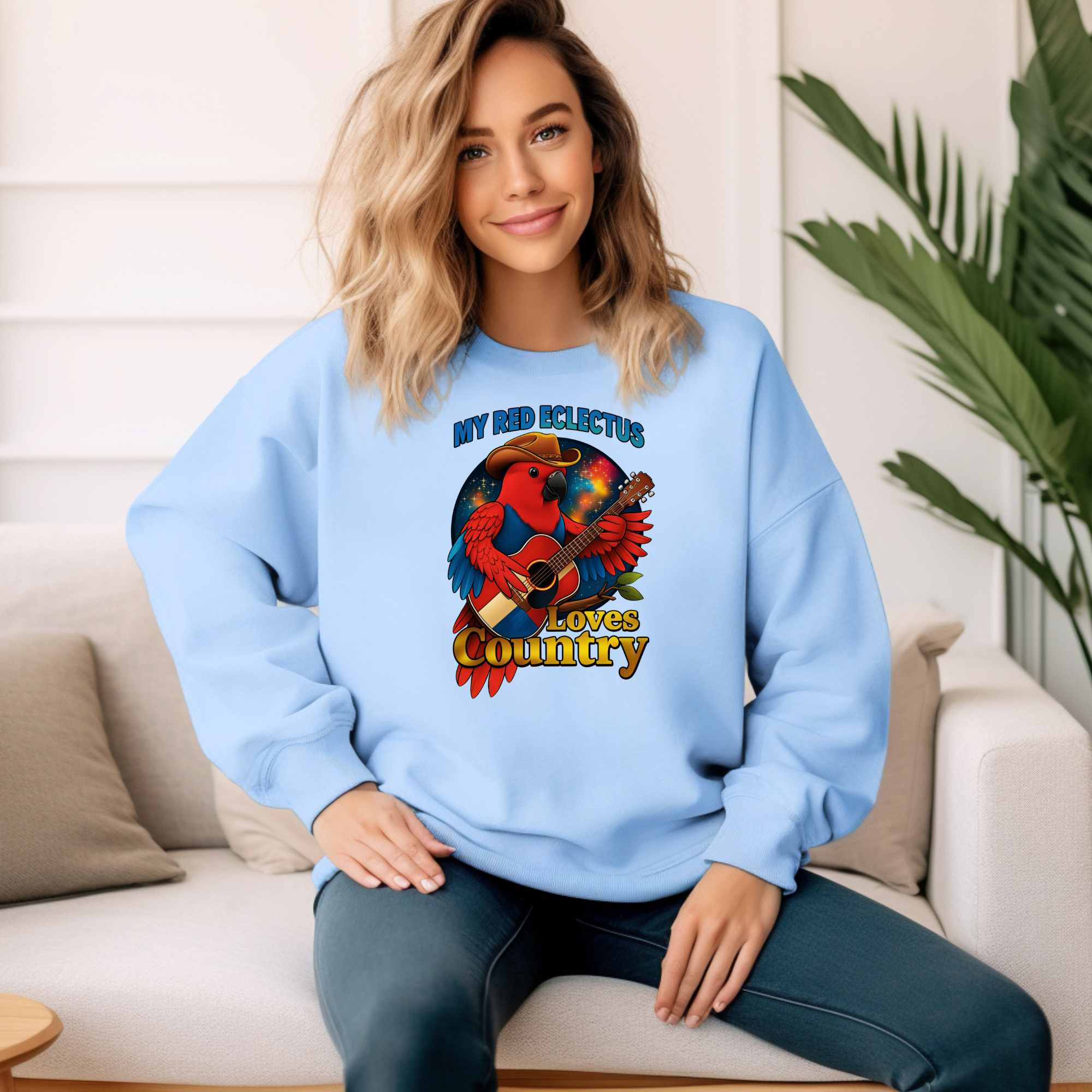 Red Eclectus Sweatshirt