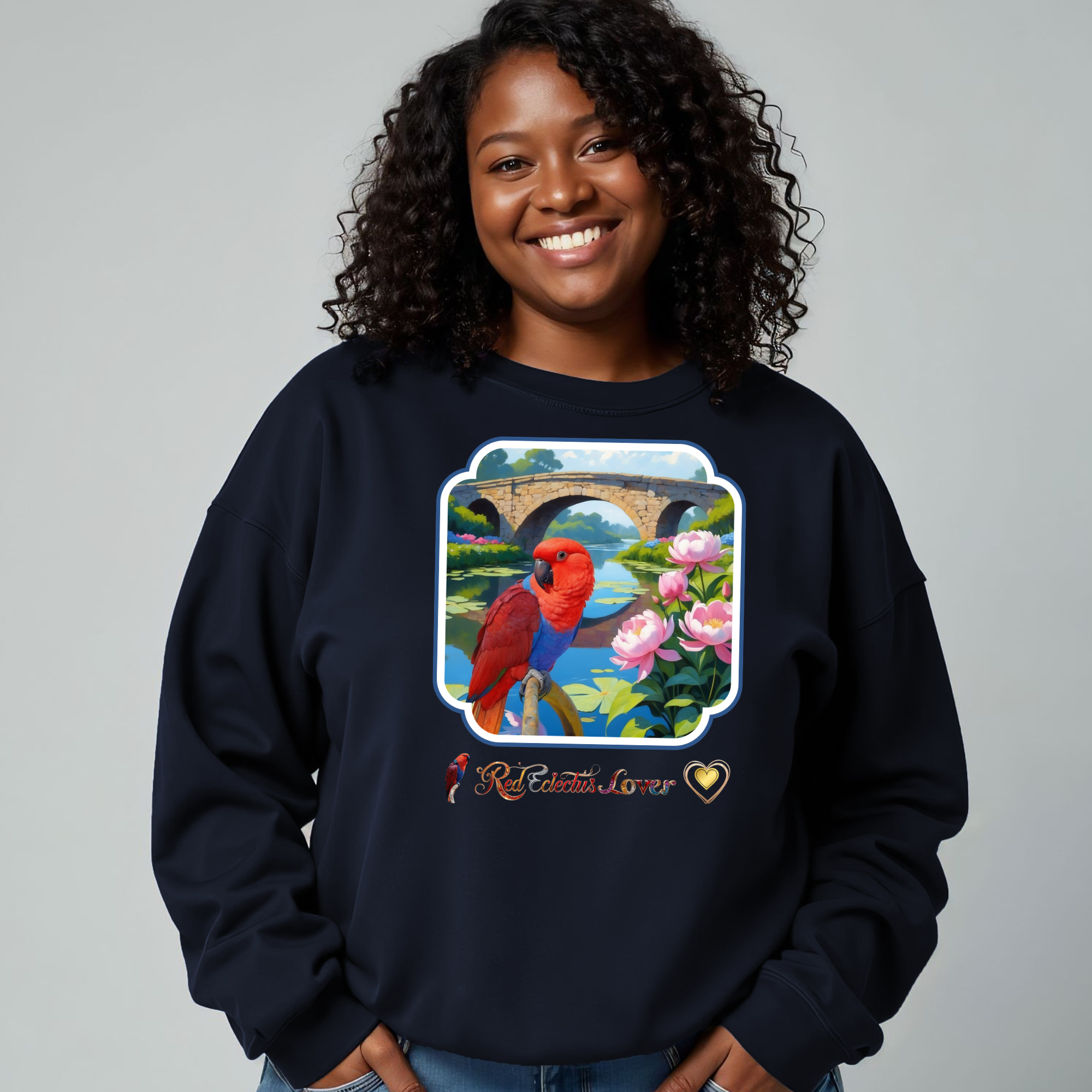 Red Eclectus Sweatshirt