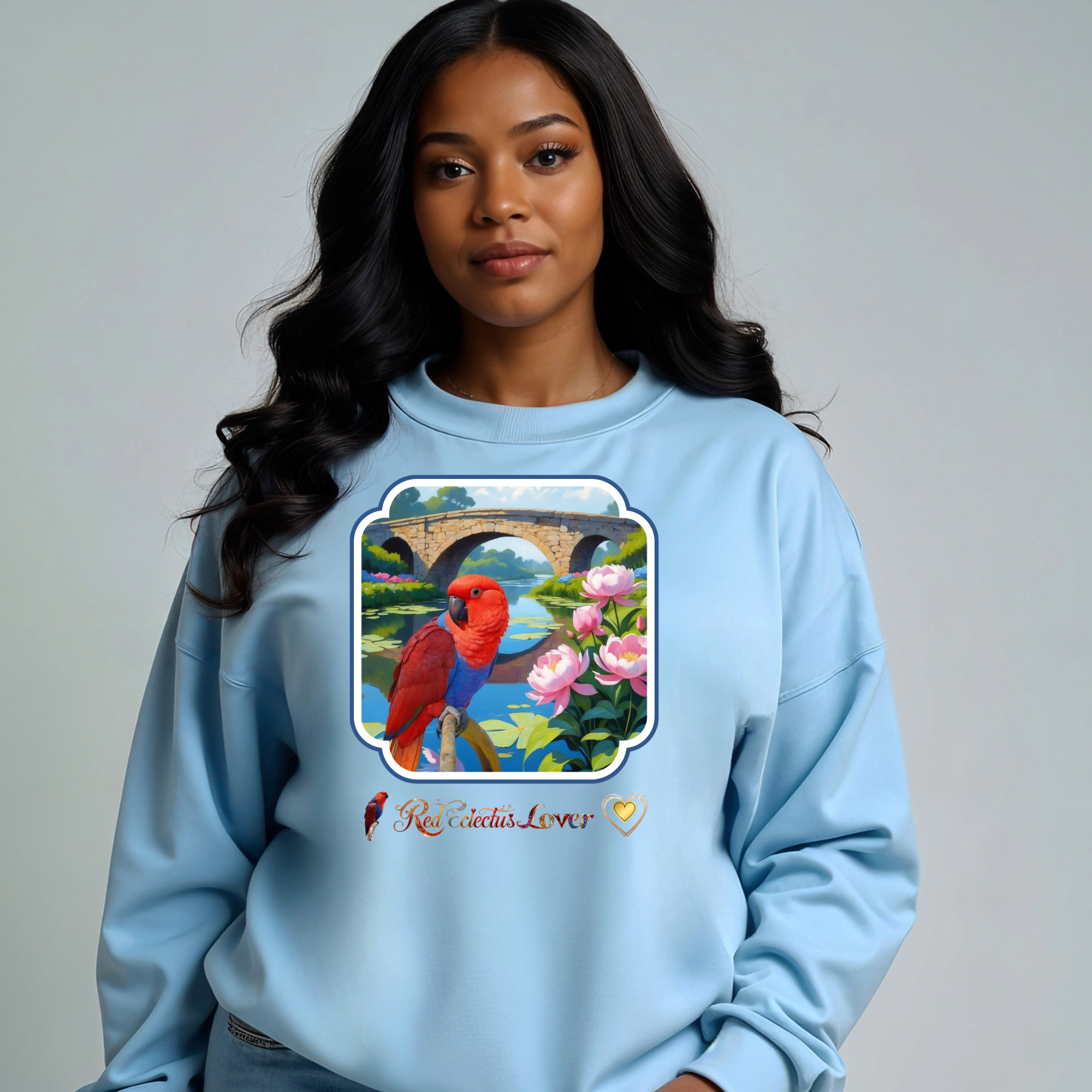 Red Eclectus Sweatshirt