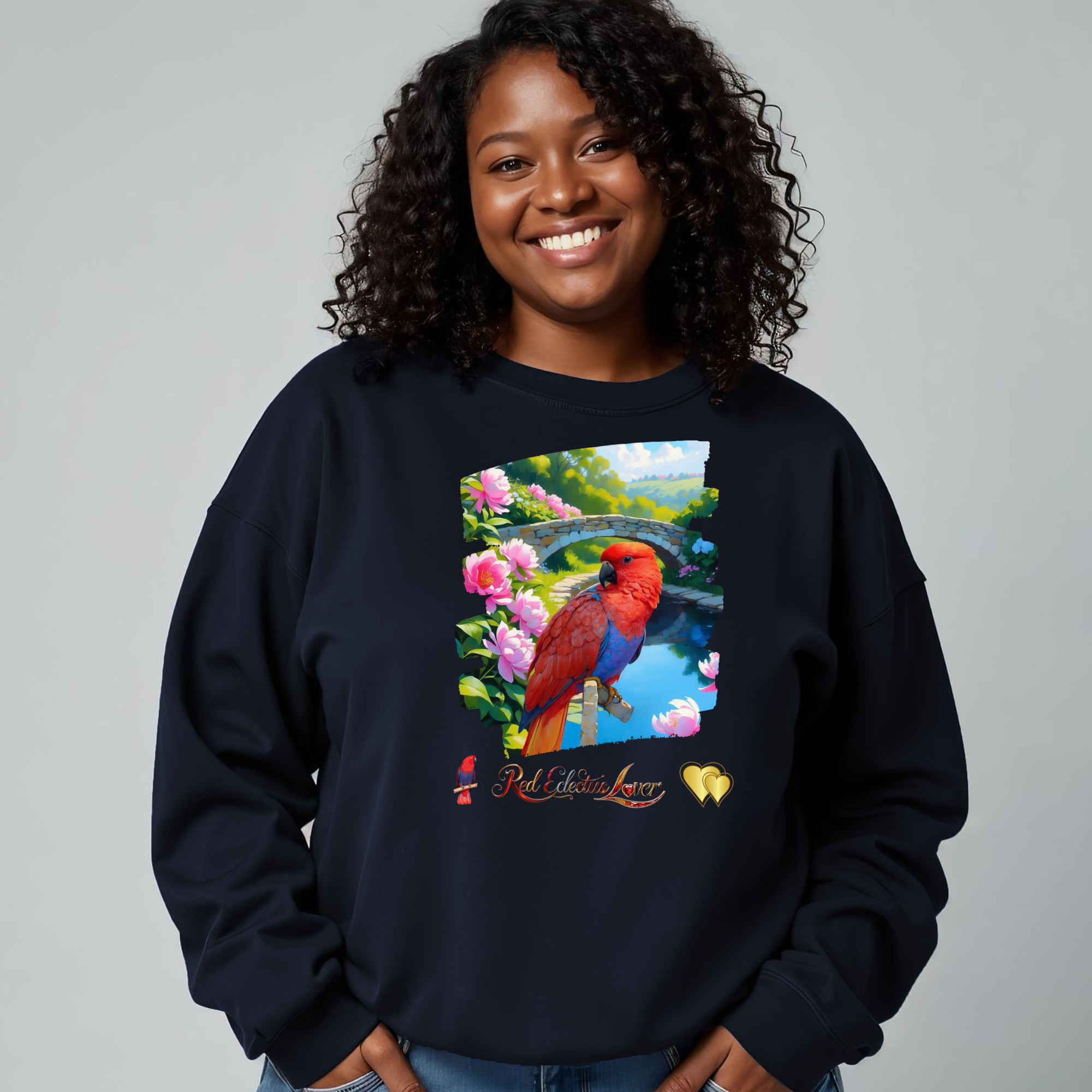 Red Eclectus Sweatshirt