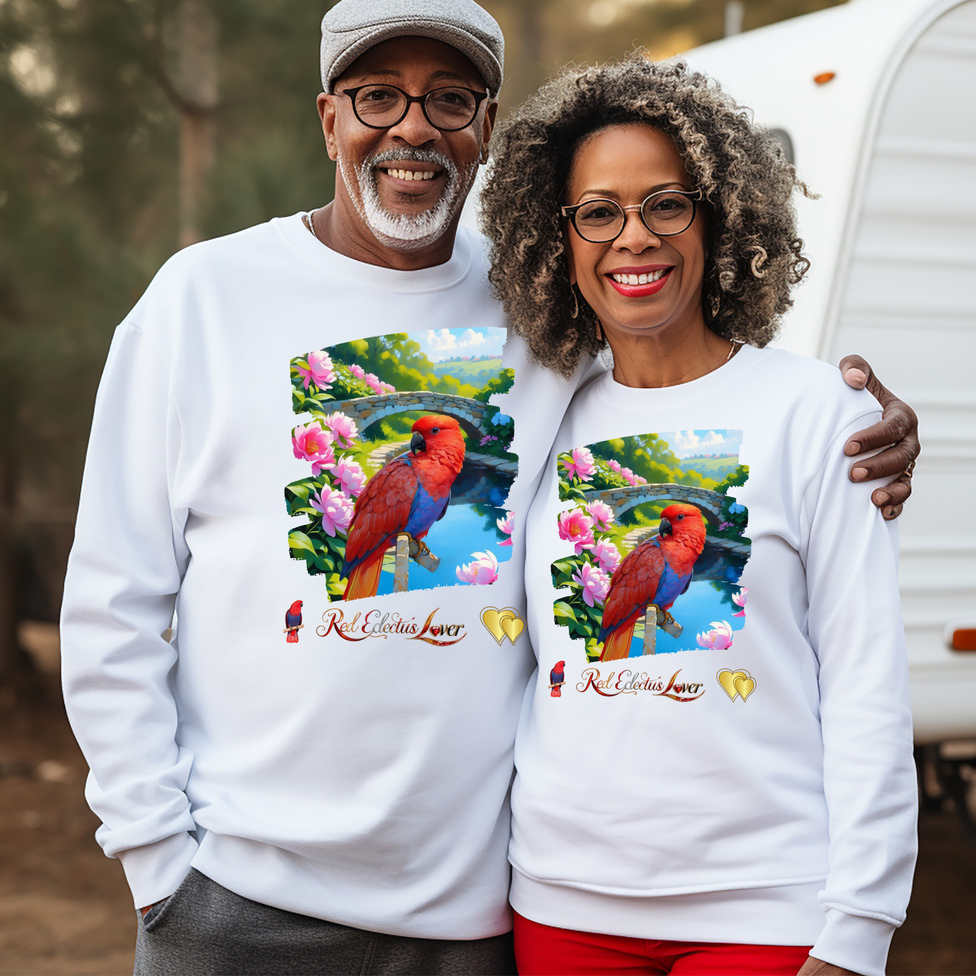 Red Eclectus Sweatshirt