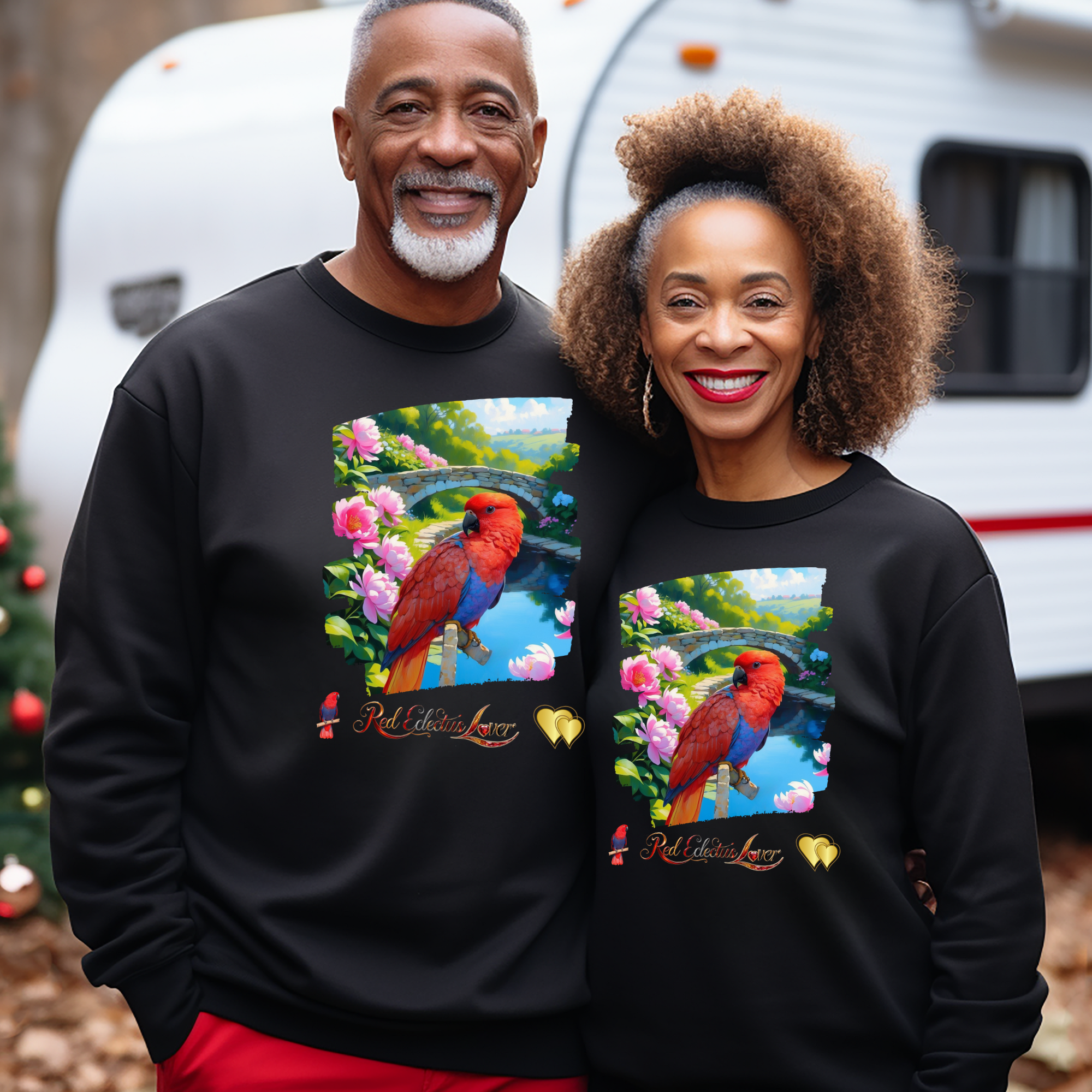 Red Eclectus Sweatshirt