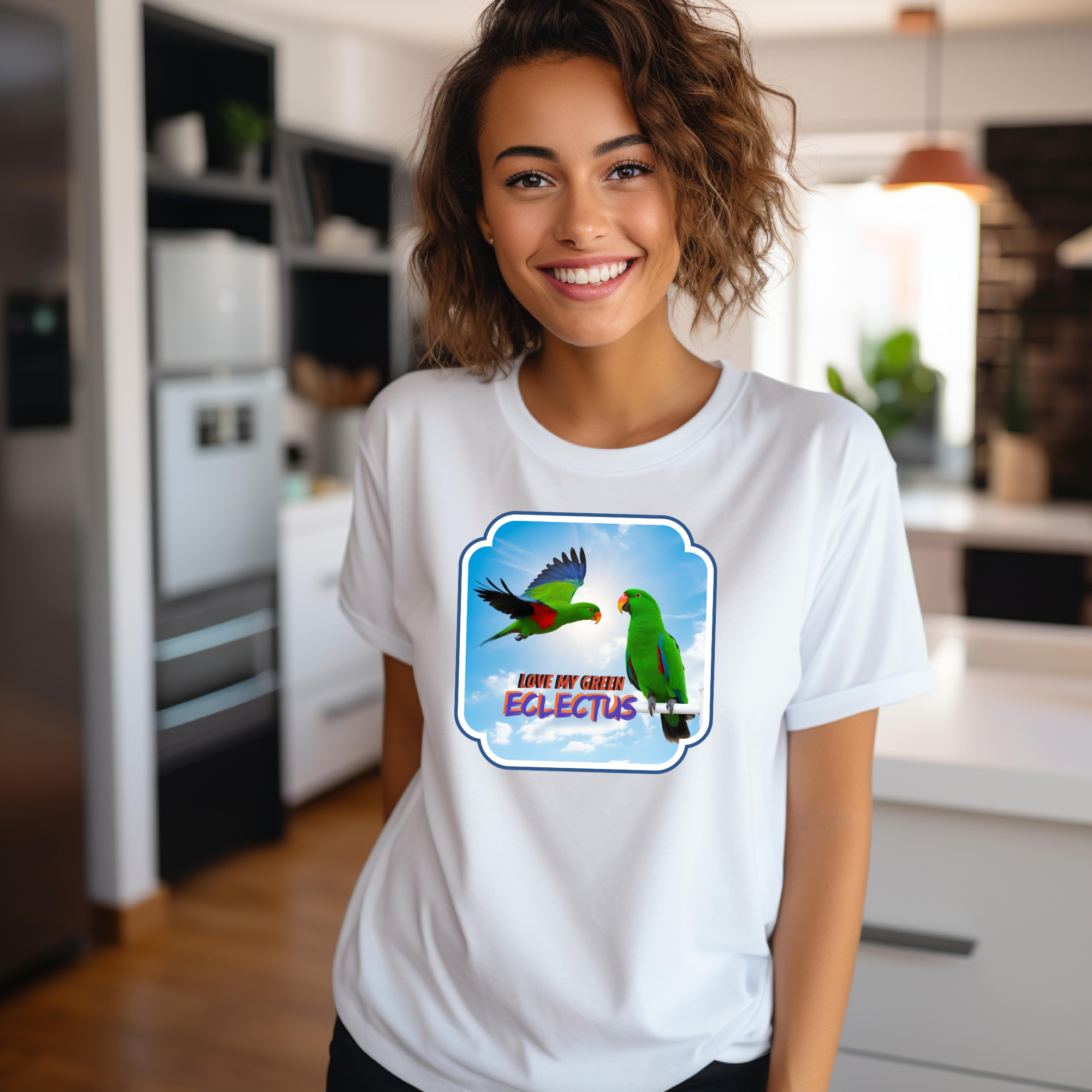 Love My Green Eclectus T-Shirt
