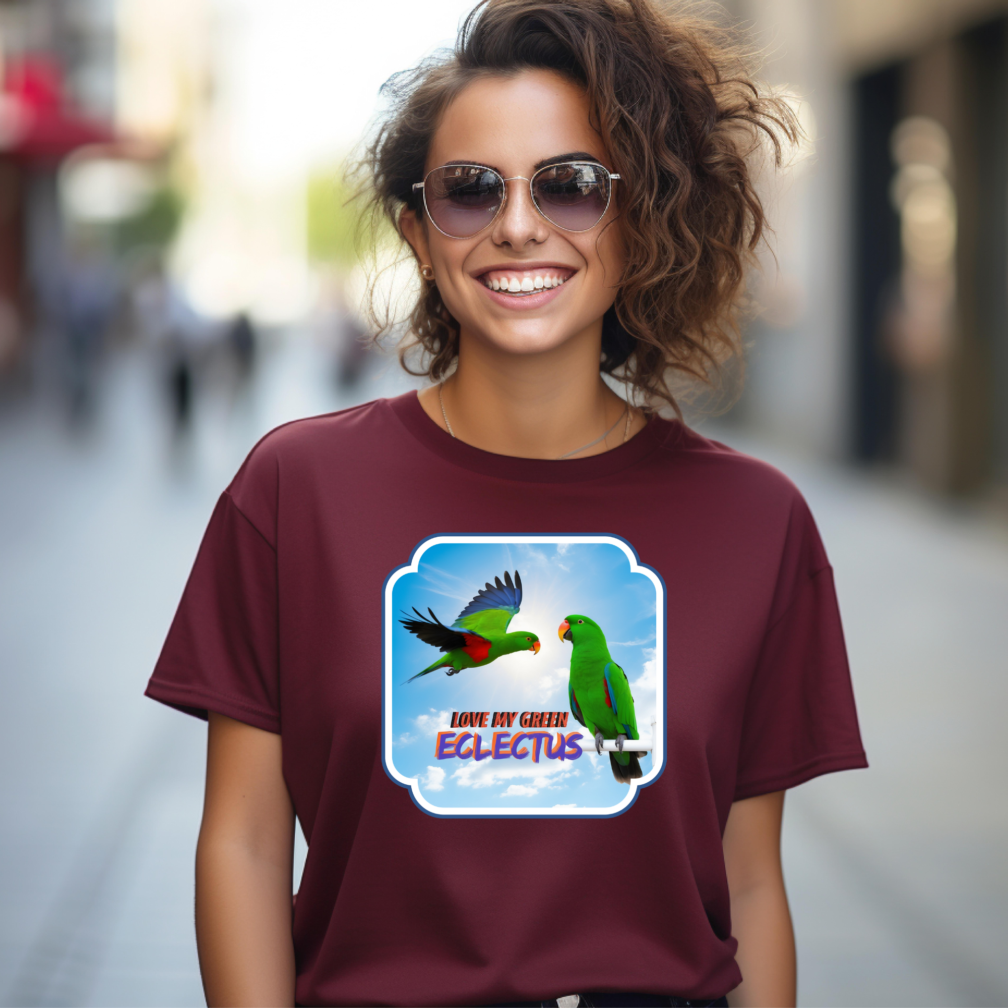 Love My Green Eclectus T-Shirt