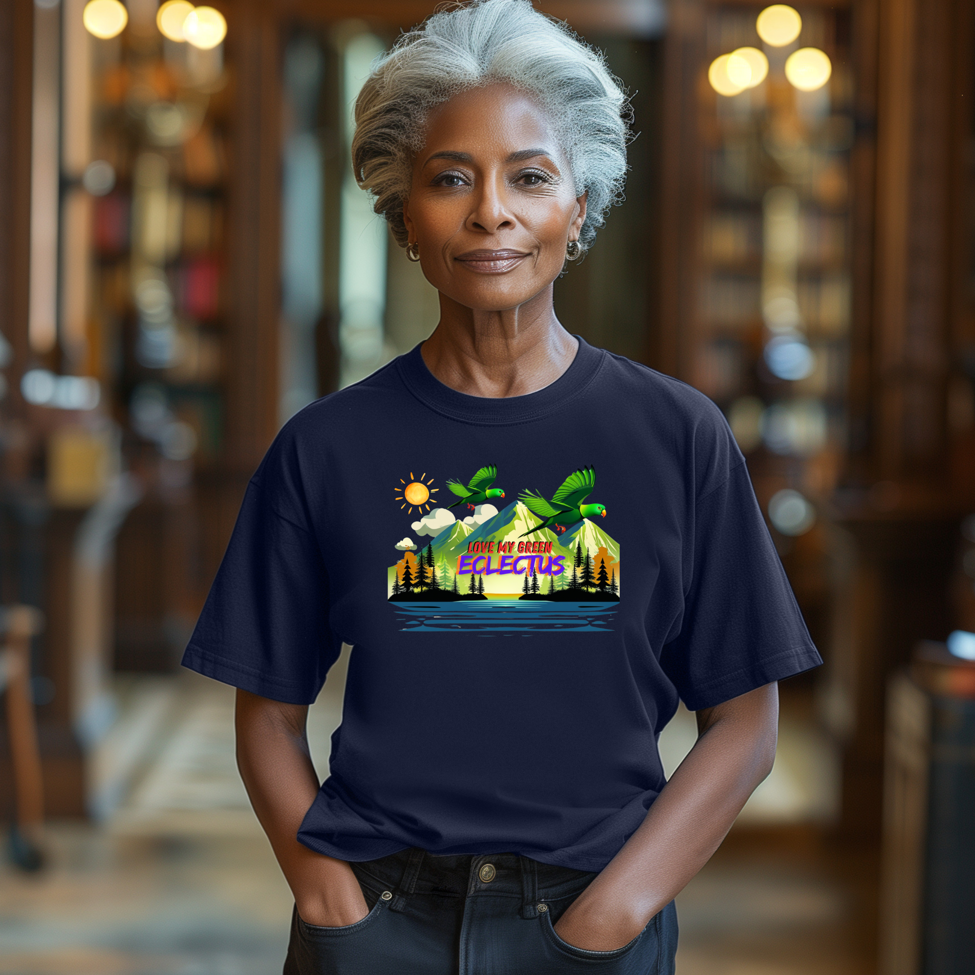 Love My Green Eclectus T-Shirt