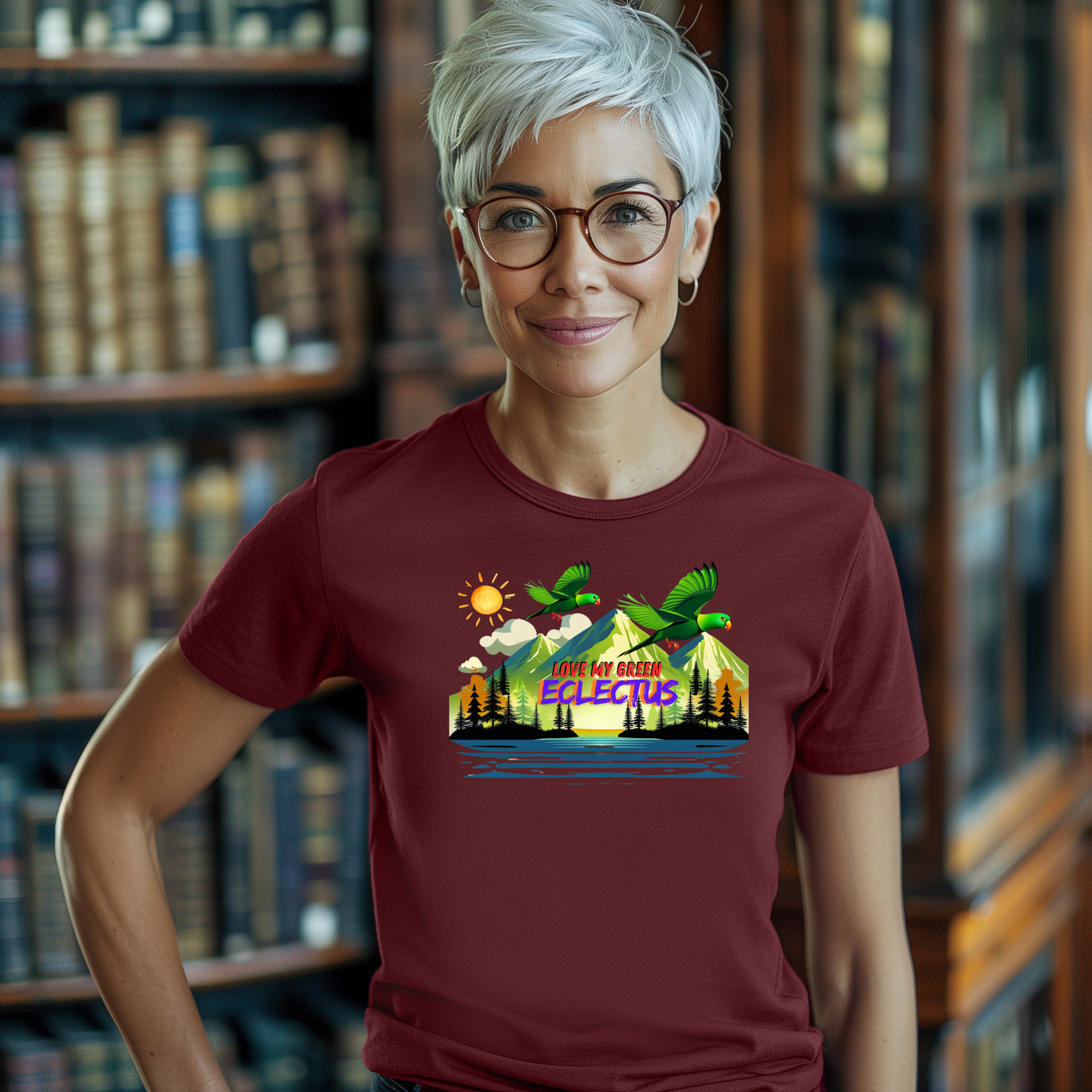 Love My Green Eclectus T-Shirt