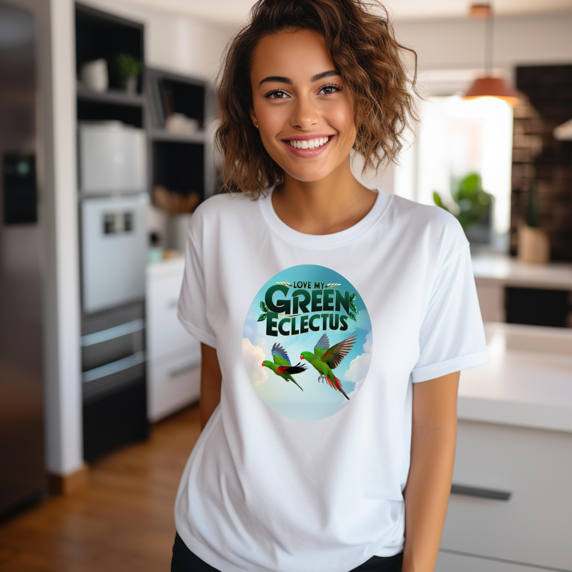 Love My Green Eclectus T-Shirt