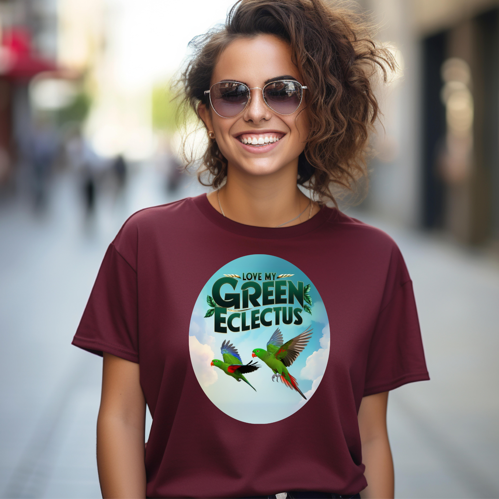 Love My Green Eclectus T-Shirt