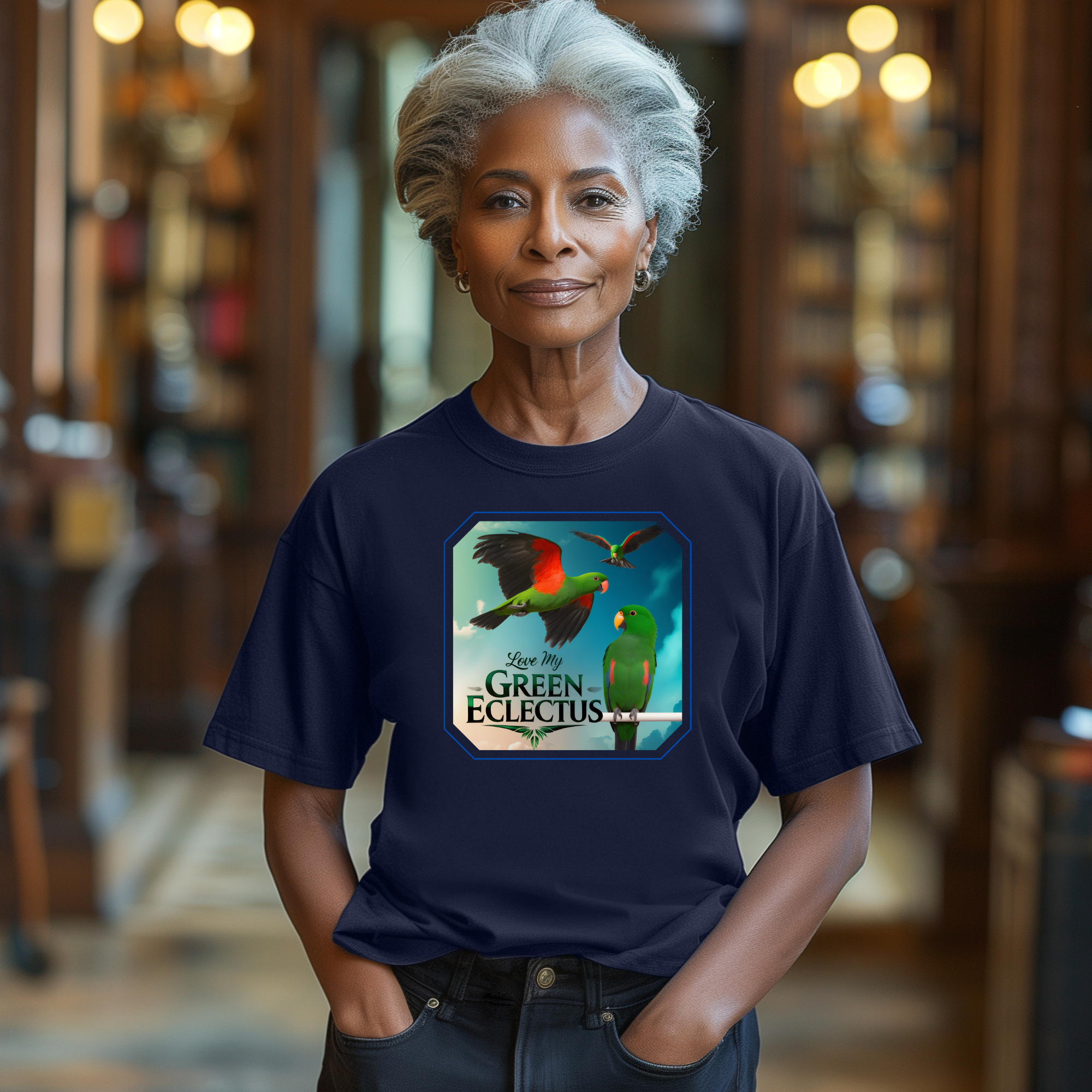 Love My Green Eclectus T-Shirt