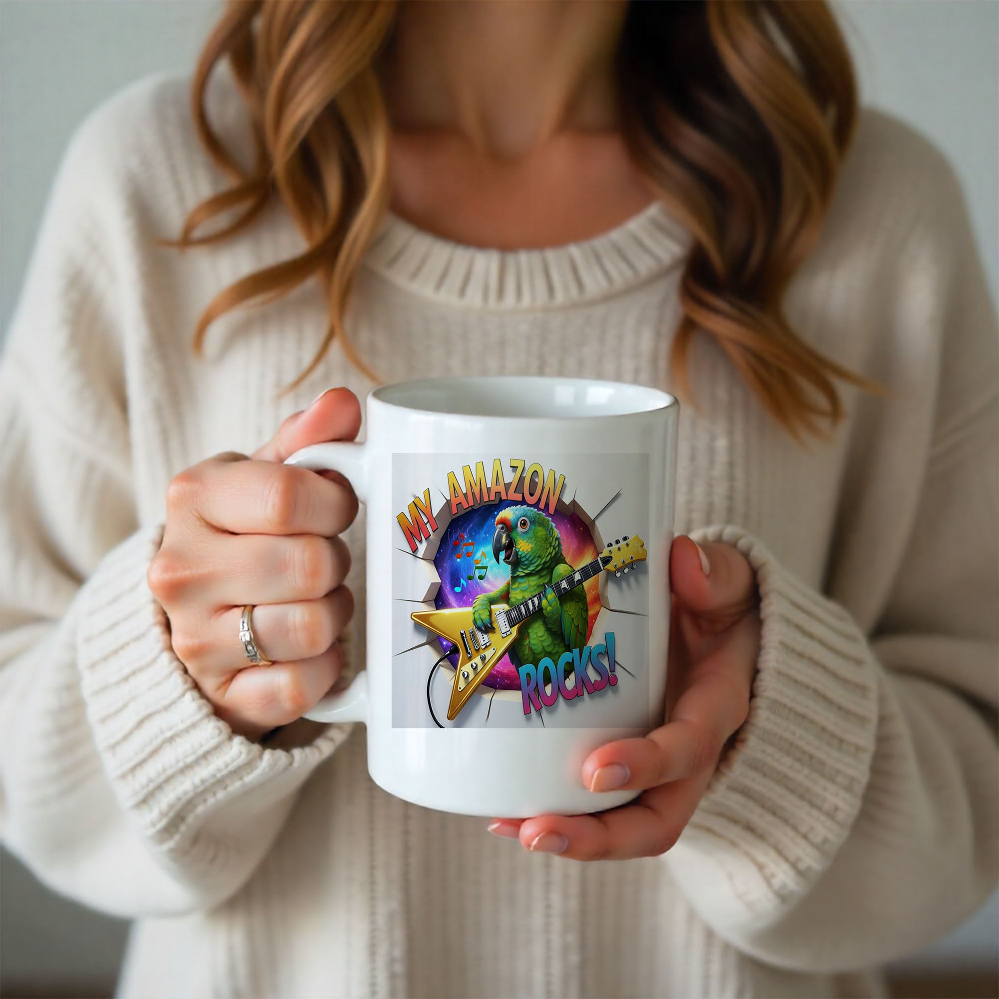 My Amazon Rocks Guitar Mug