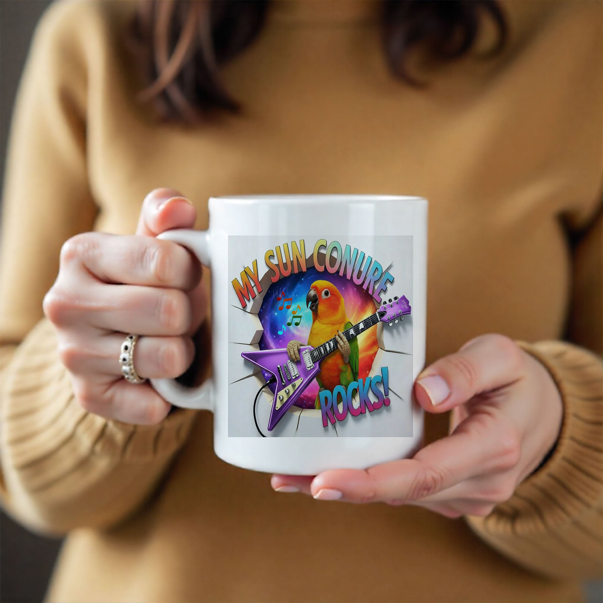 My Sun Conure Rocks Mug