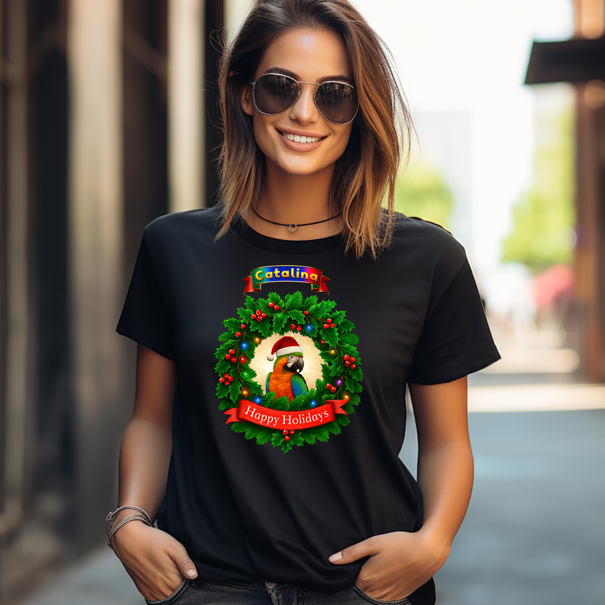 Happy Holidays Catalina T-Shirt