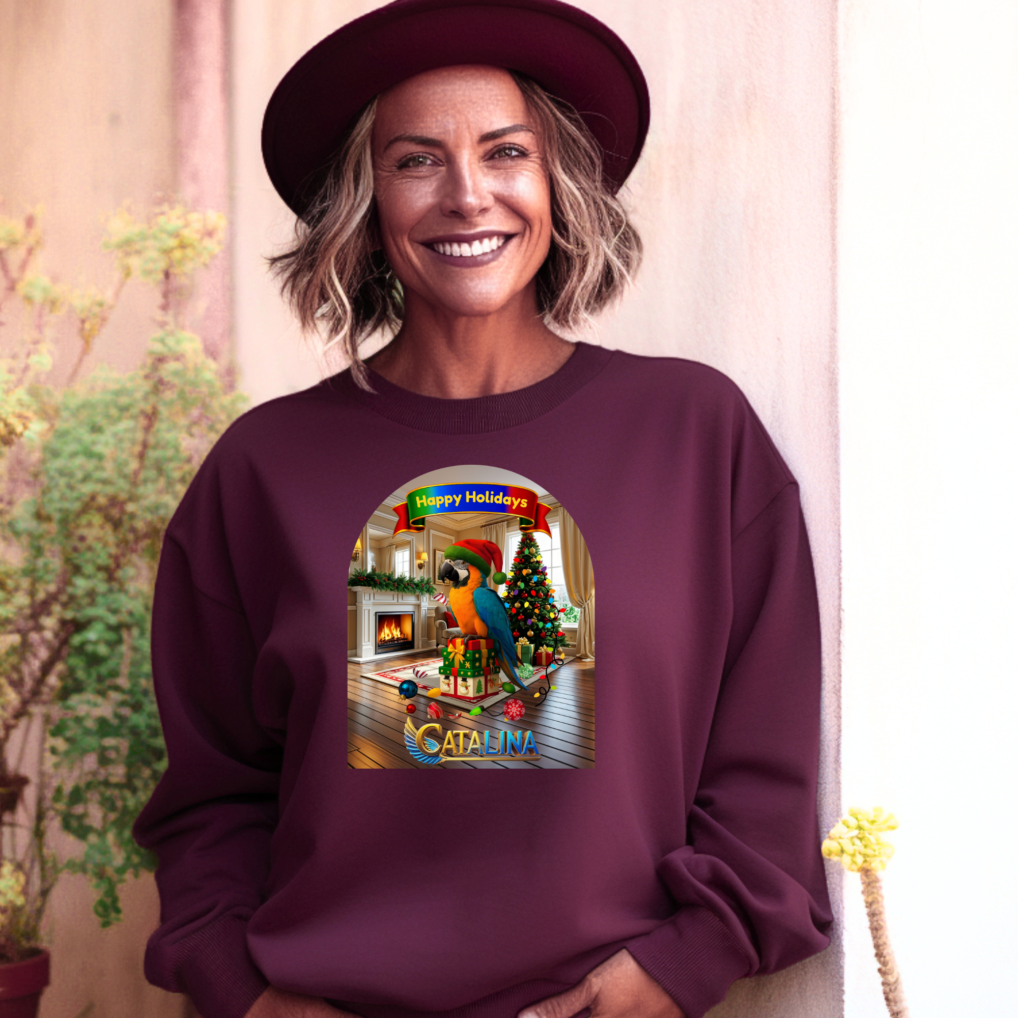 Happy Holidays Catalina Sweatshirt