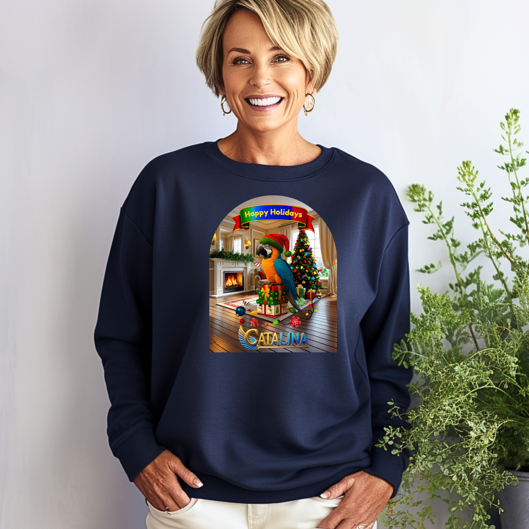 Happy Holidays Catalina Sweatshirt