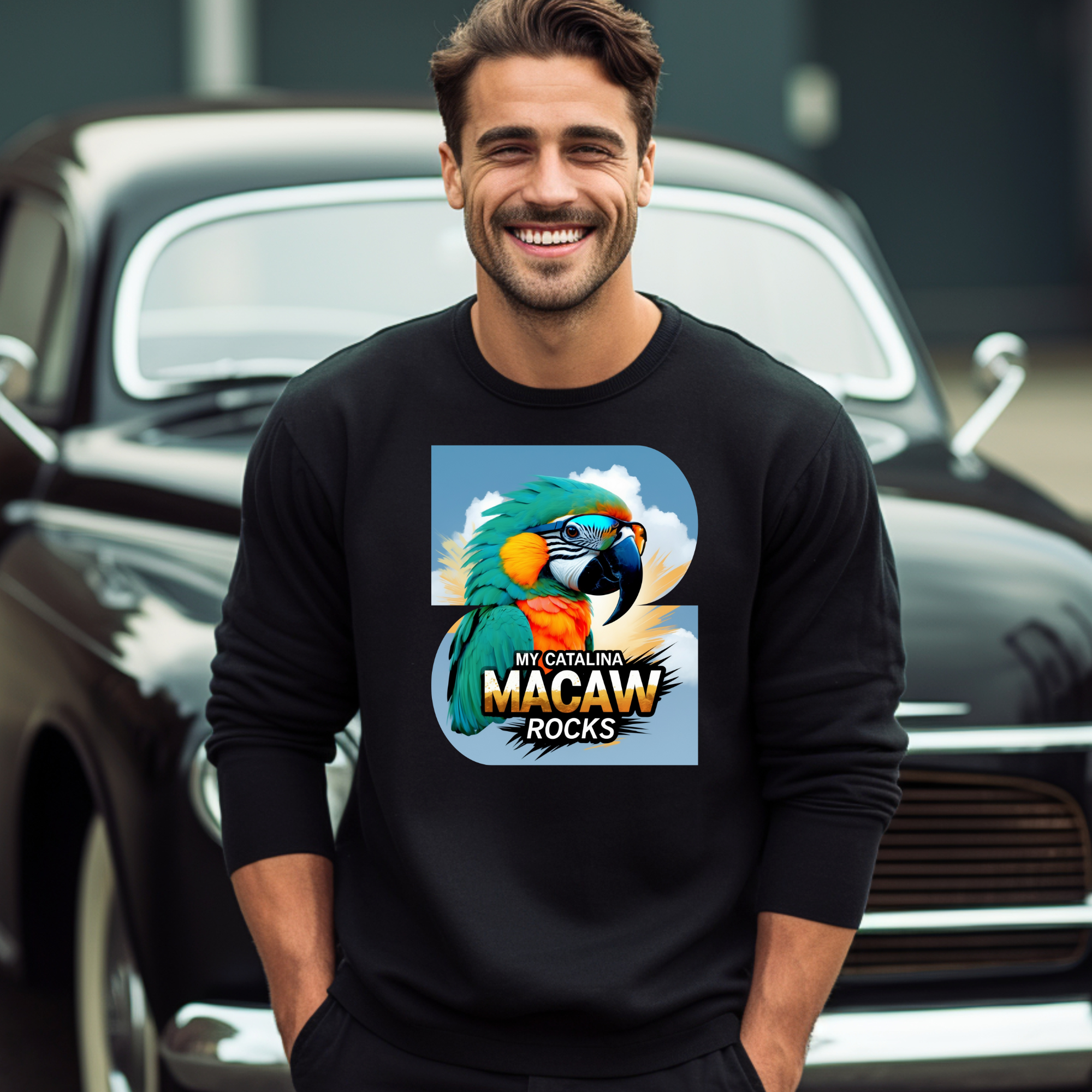 My Catalina Macaw Rocks Sweatshirt