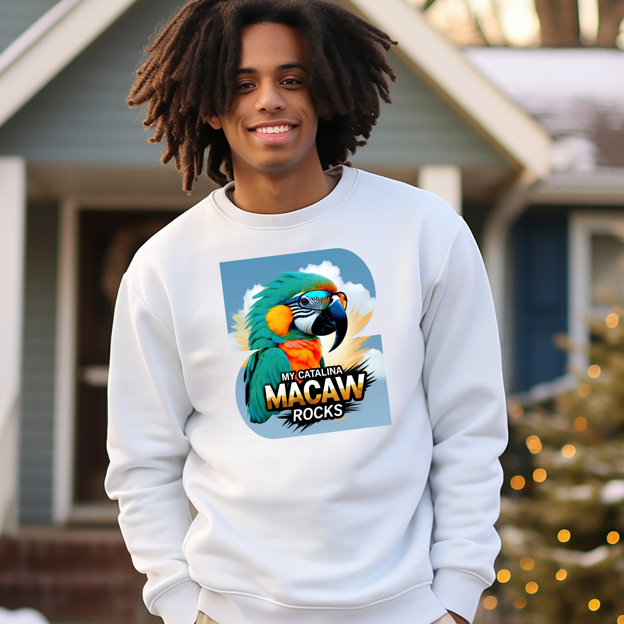 My Catalina Macaw Rocks Sweatshirt