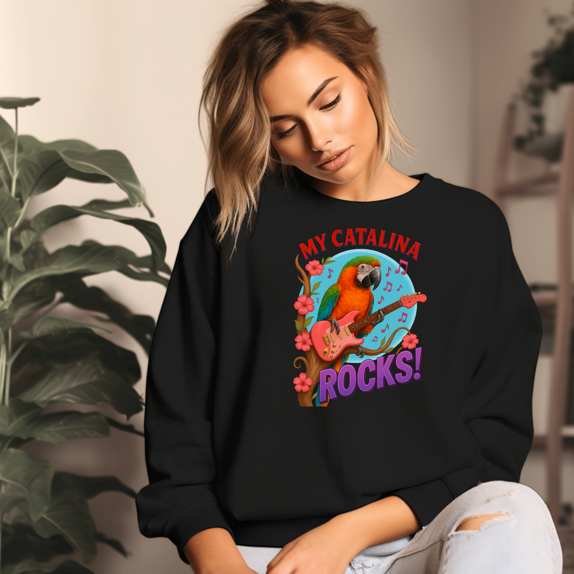 My Catalina Rocks Guitar Sweatshirt