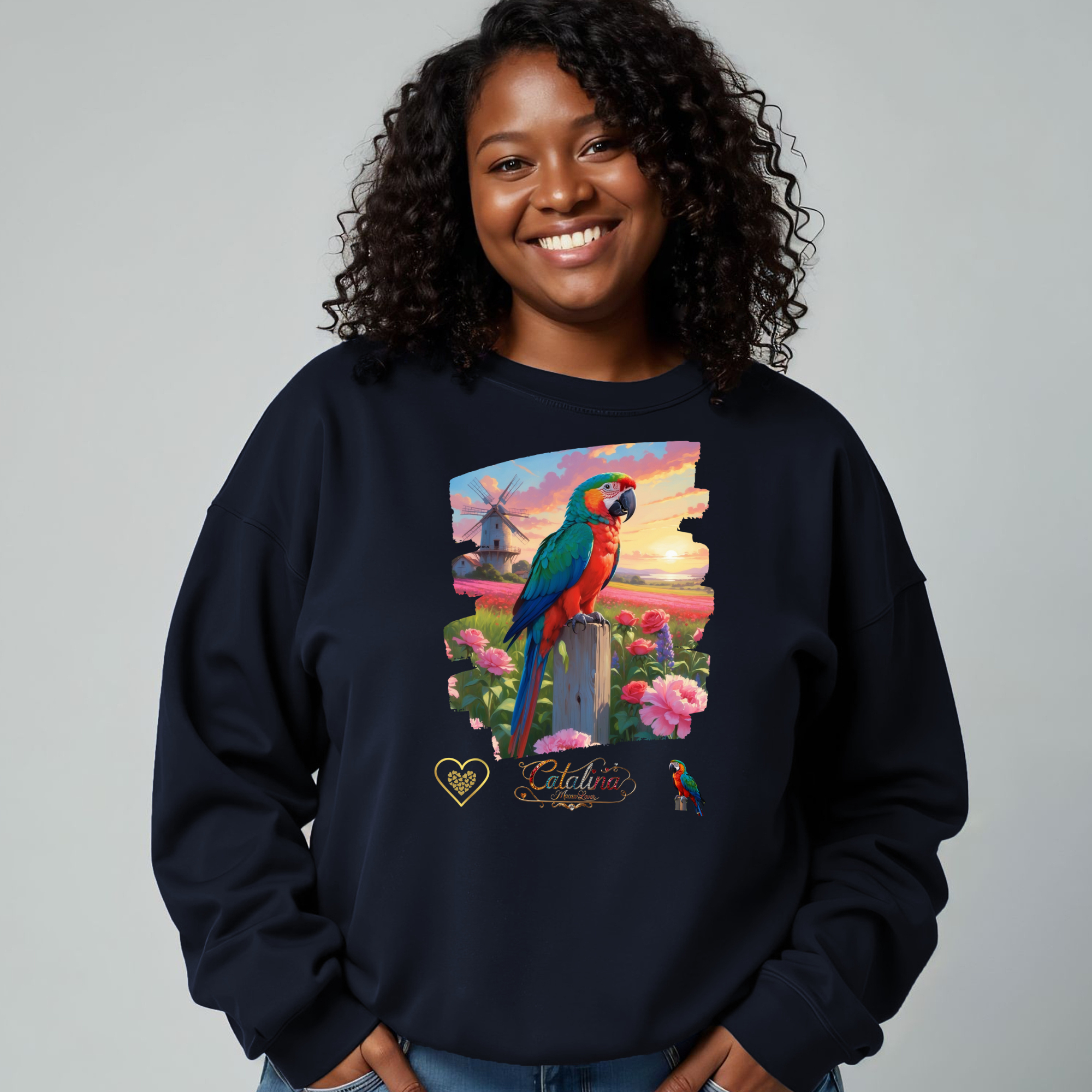 Rainbow Catalina Macaw Lover Sweatshirt