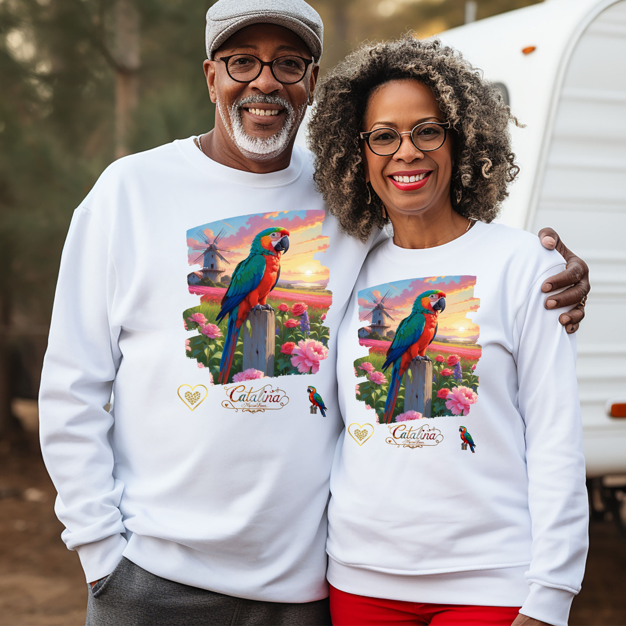 Rainbow Catalina Macaw Lover Sweatshirt