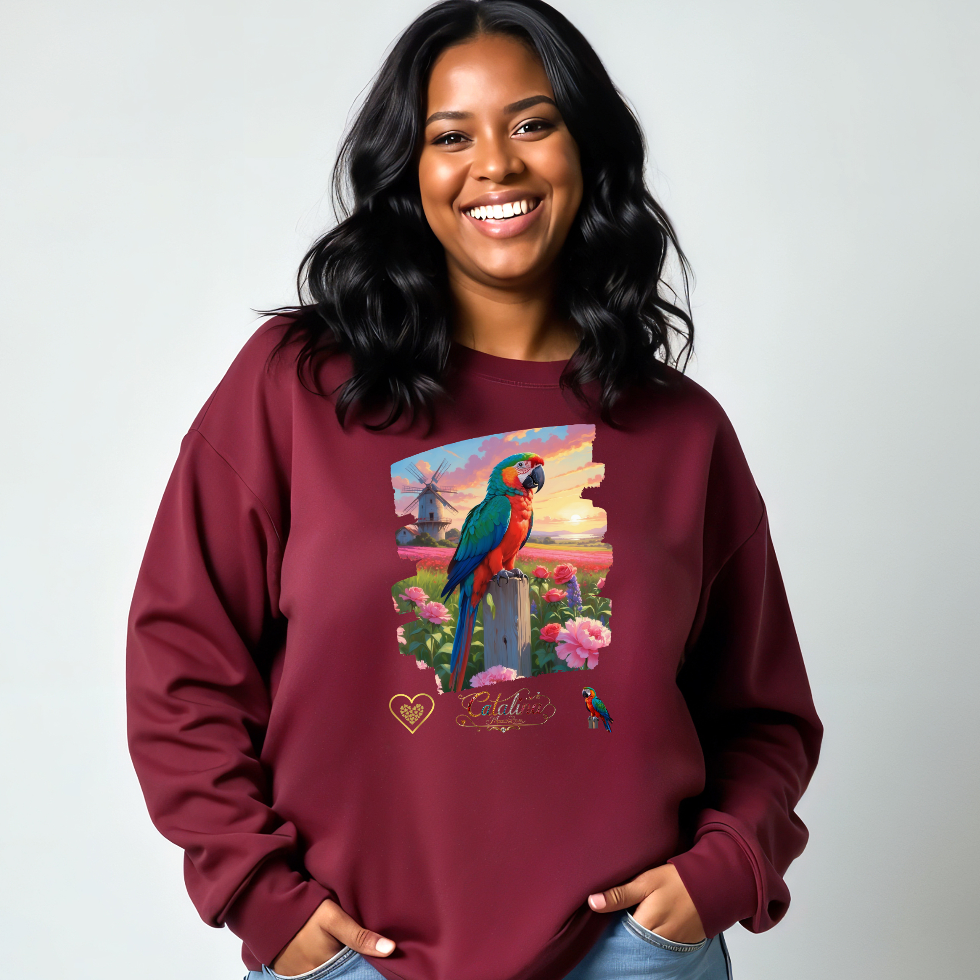 Rainbow Catalina Macaw Lover Sweatshirt