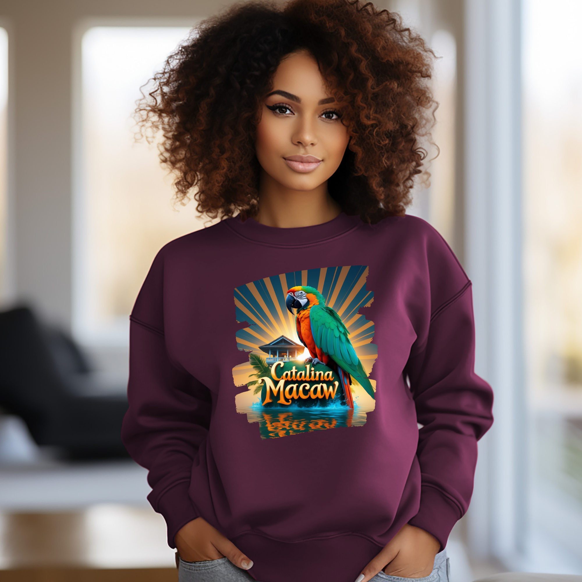 Catalina Macaw Sunburst T-Shirt
