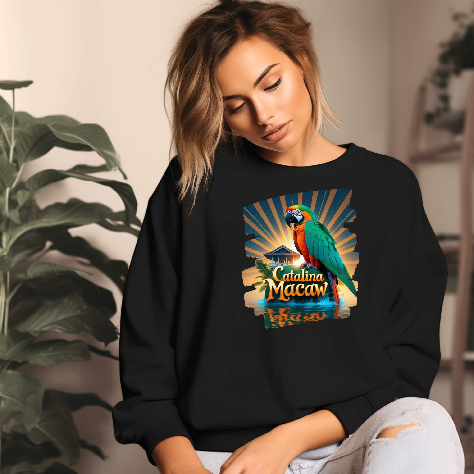 Catalina Macaw Sunburst T-Shirt