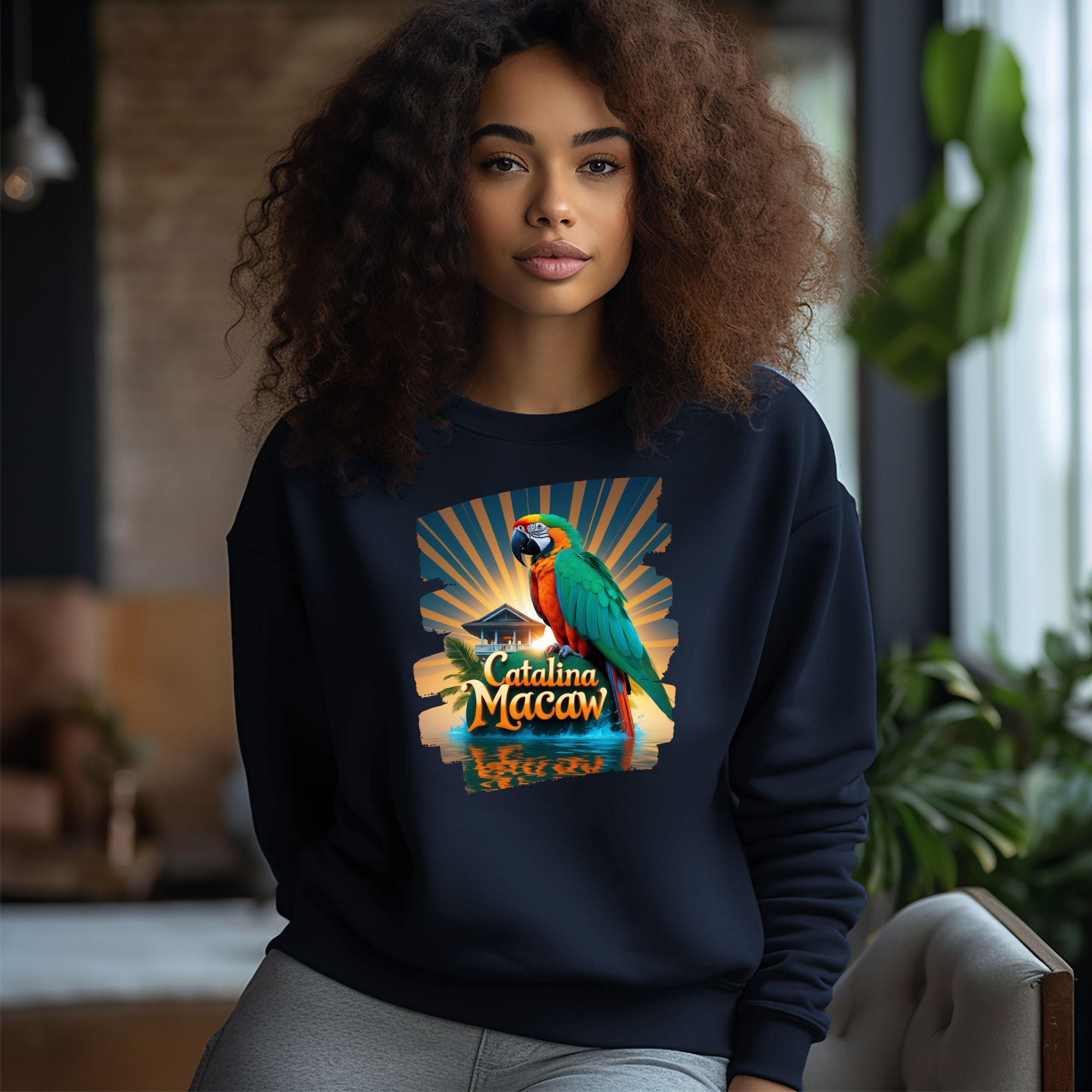 Catalina Macaw Sunburst T-Shirt