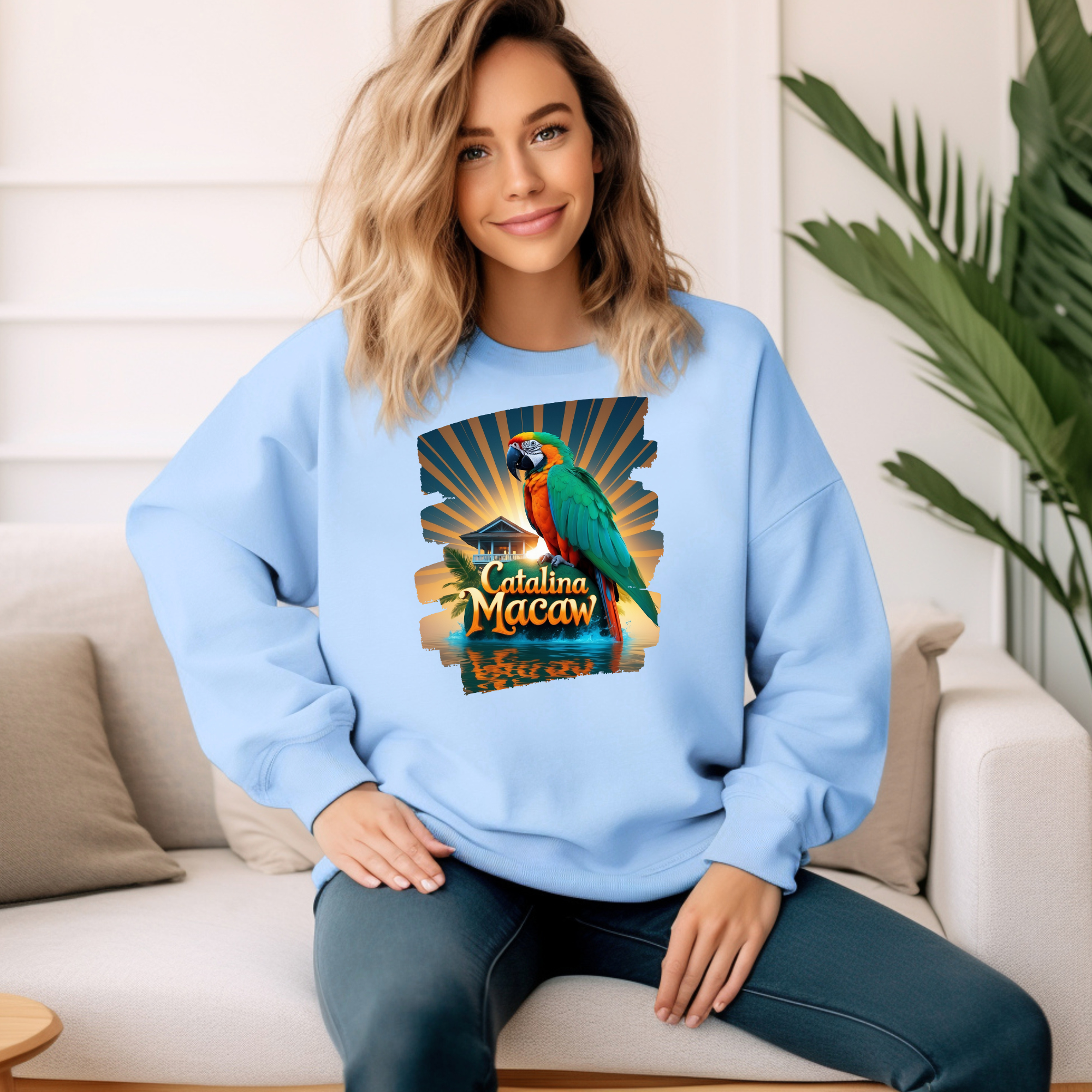 Catalina Macaw Sunburst T-Shirt
