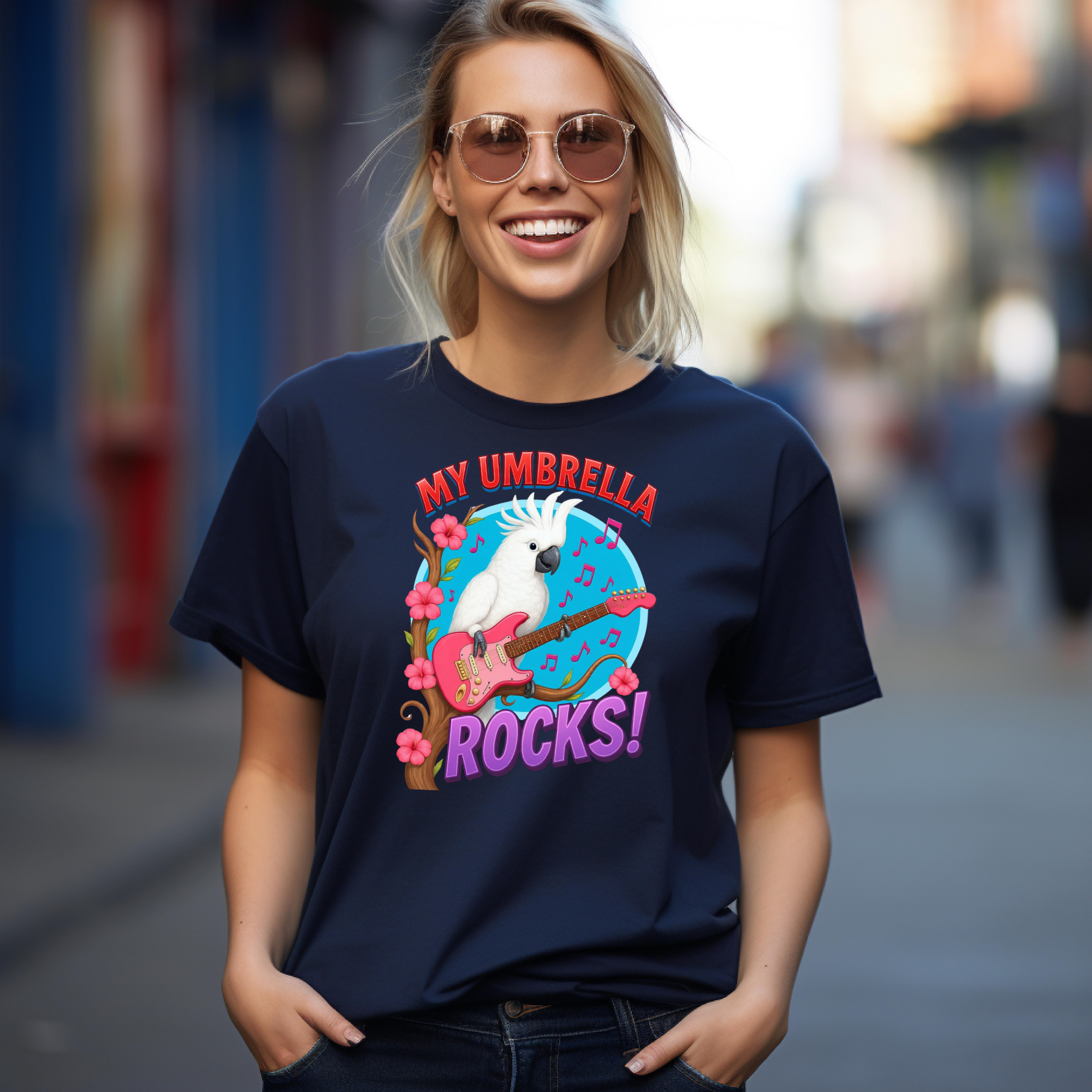 My Umbrella Rocks Guitar T-Shirt